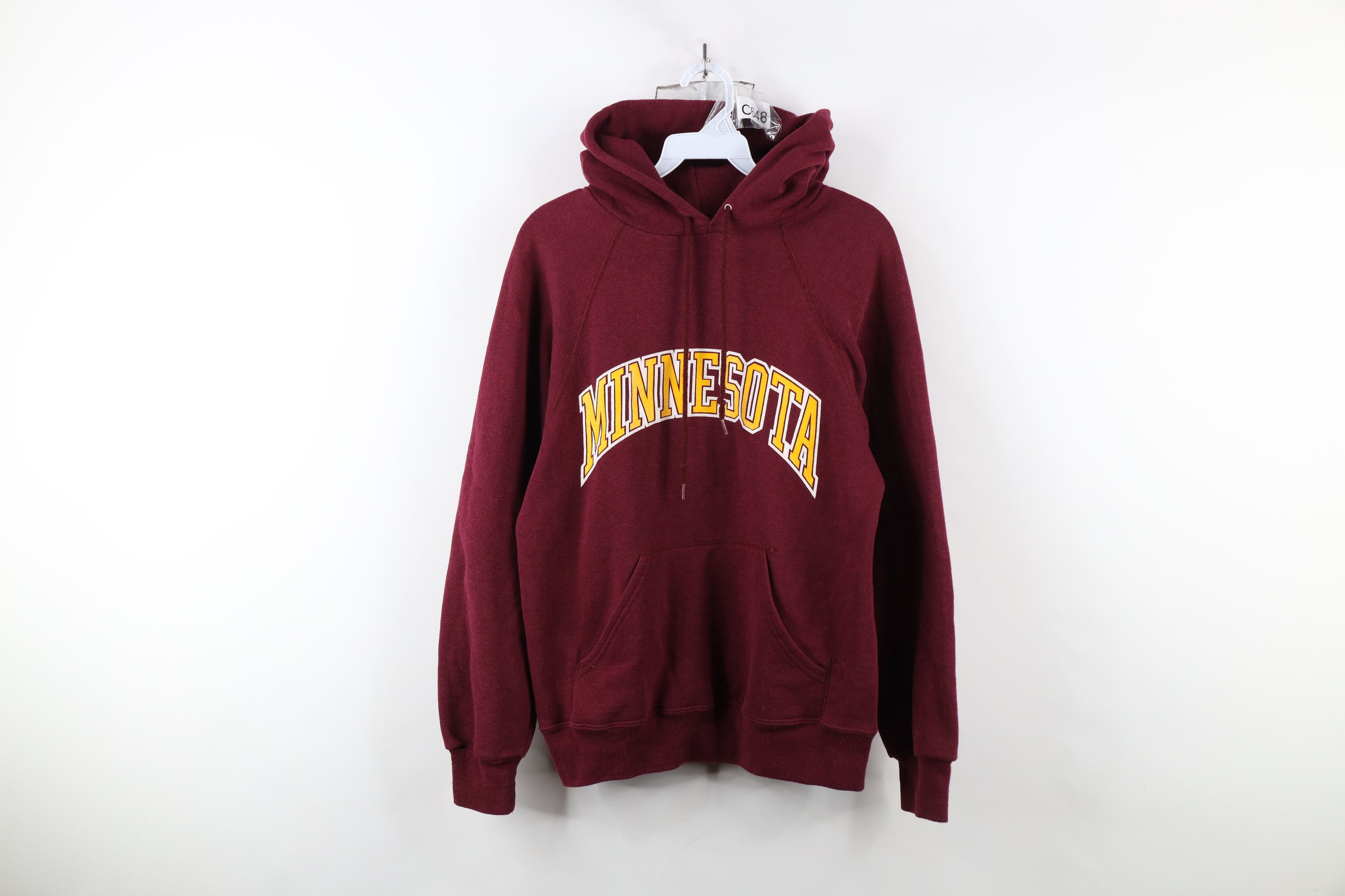Vintage Vintage 70s 80s University of Minnesota Hoodie Sweatshirt Size US M / EU 48-50 / 2 - 1 Thumbnail