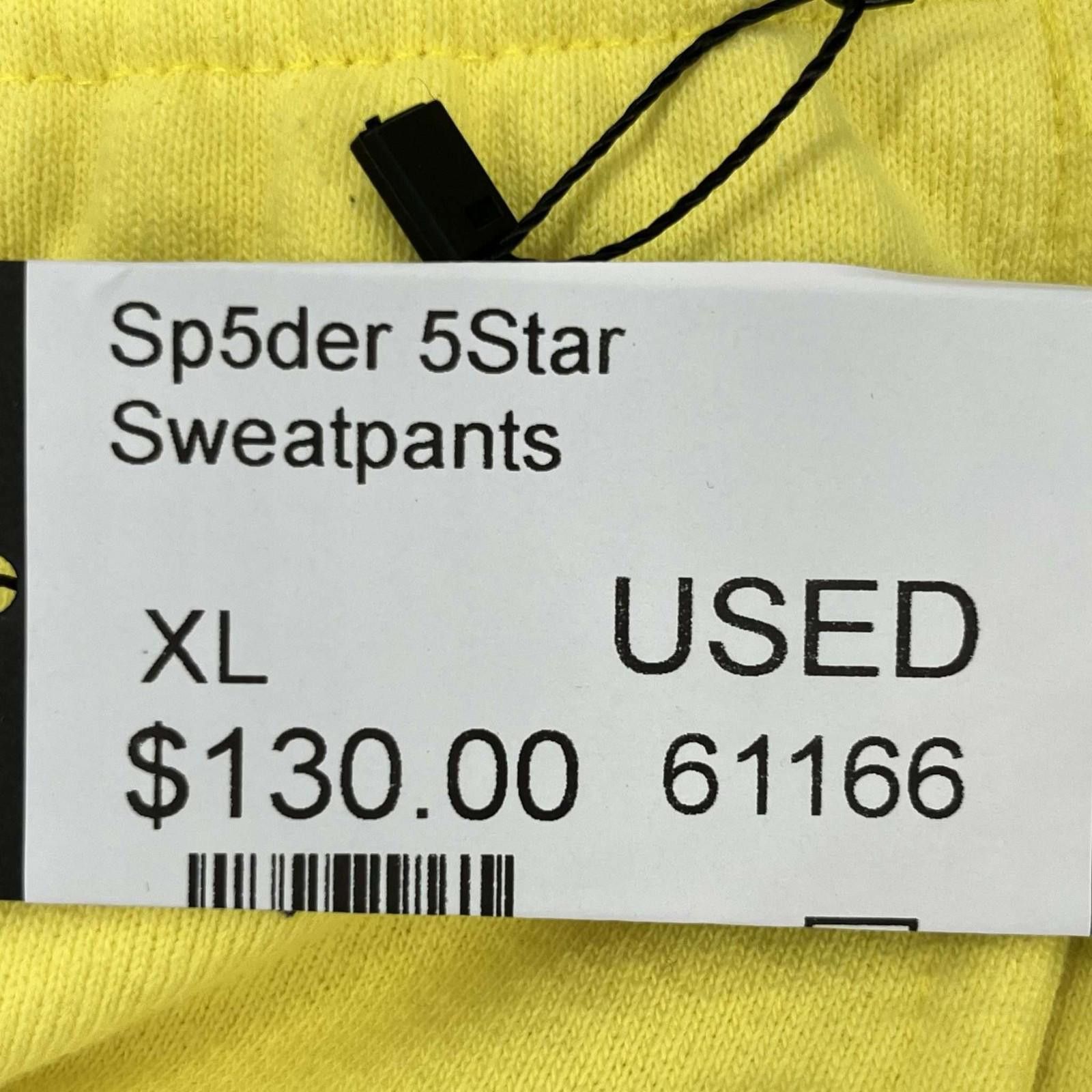 Sp5der Sp5der 5Star Sweatpants XL Yellow Size US 36 / EU 52 - 8 Thumbnail