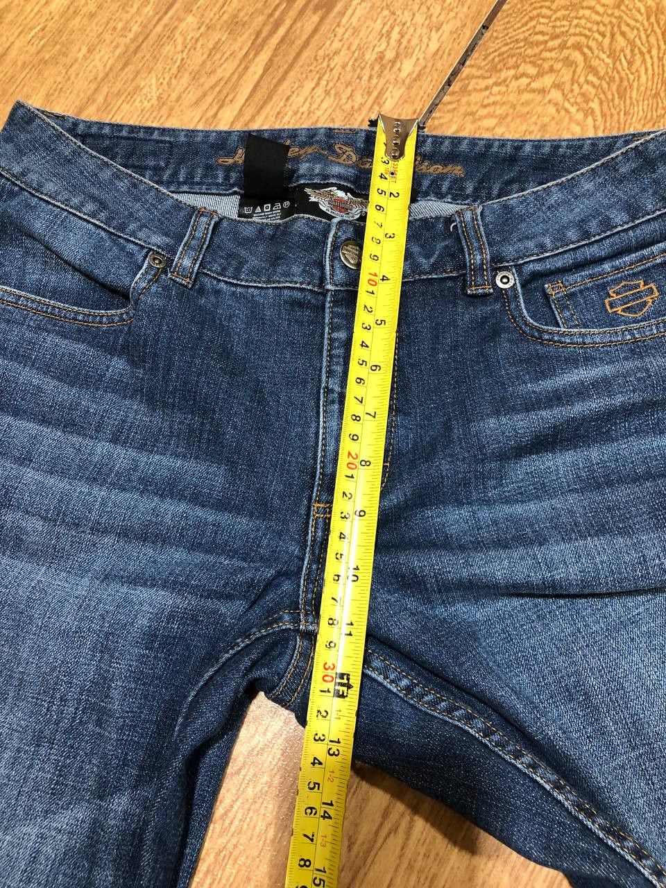 Harley Davidson Vintage Harley Davidson Flared Denim Jeans Size 8 Size 30" / US 8 / IT 44 - 12 Thumbnail