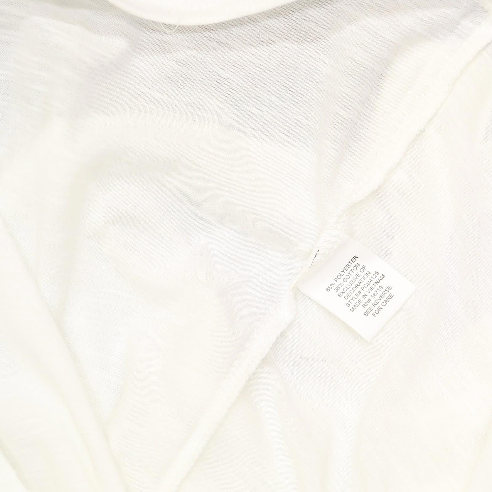 Other Nwt Ny Collection Bell Sleeve Slubbed Top Slubb White Pm Size M / US 6-8 / IT 42-44 - 4 Thumbnail
