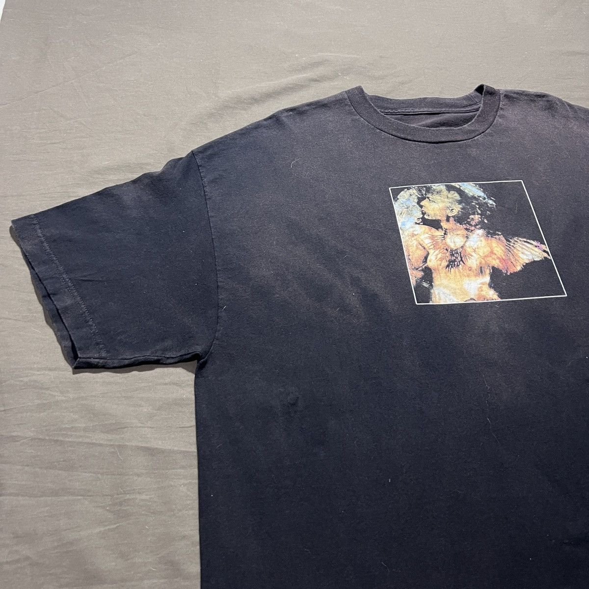 Band Tees Sanction Tee 2XL Thrashed Faded DAZE RECORDS Metalcore Size US XXL / EU 58 / 5 - 5 Thumbnail