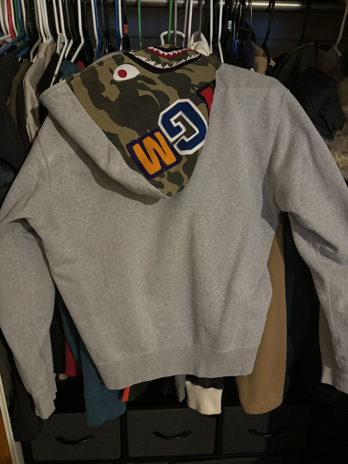 Bape 1st Camo Shark Full Zip Hoodie 2006 Size US M / EU 48-50 / 2 - 3 Thumbnail