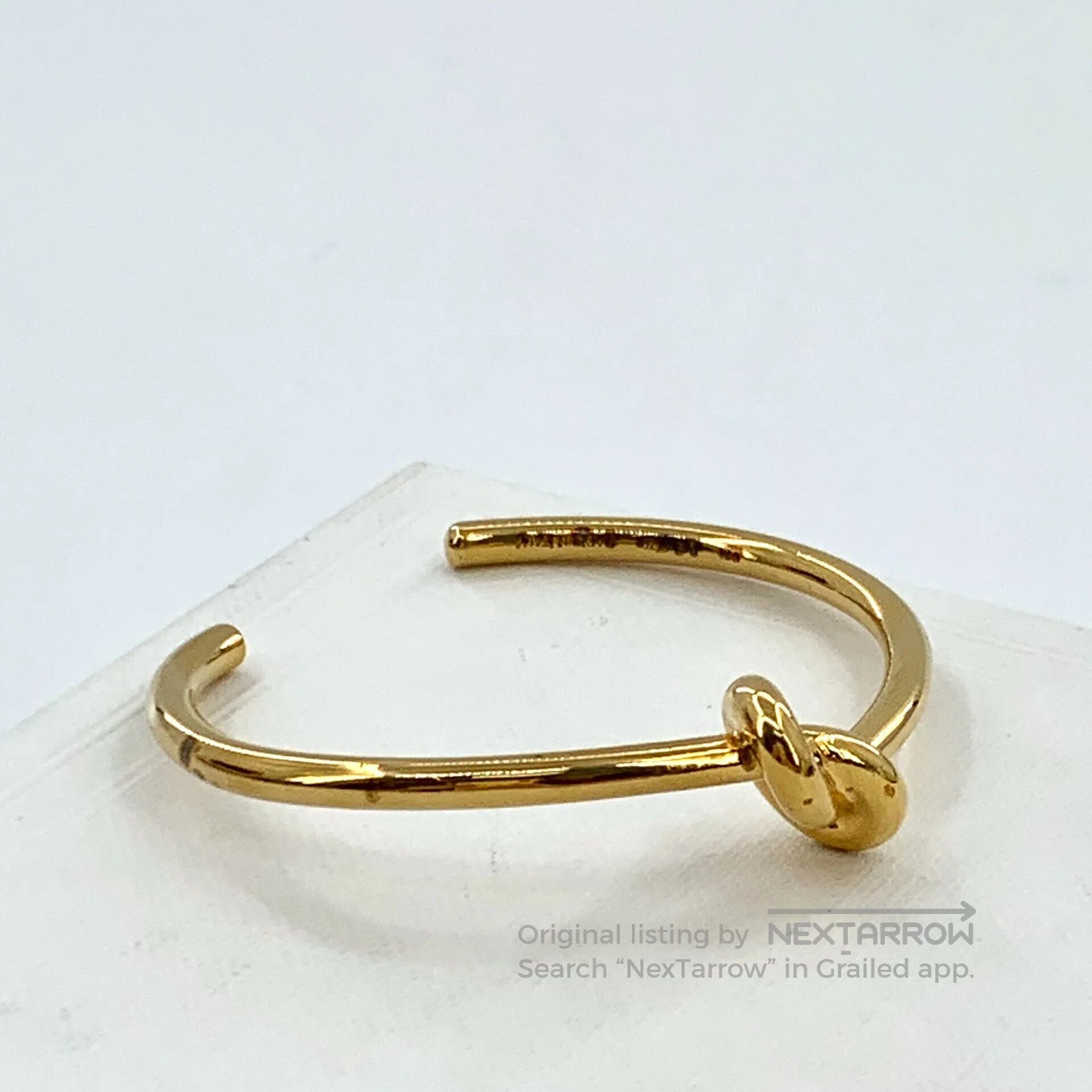 Celine CELINE Gold Open-Ended Knot Bracelet| Size ONE SIZE - 3 Thumbnail