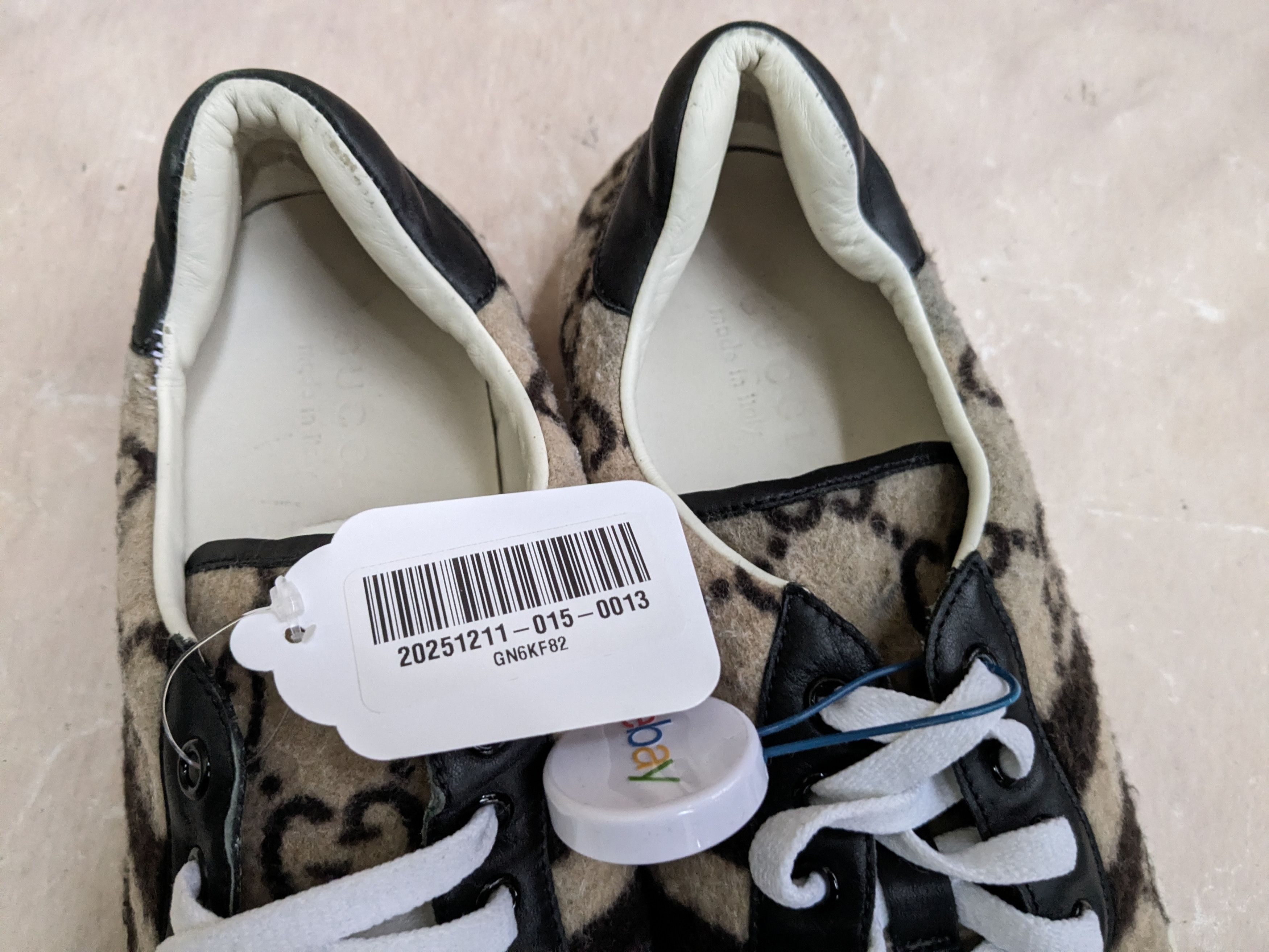 Gucci Gucci Ace Sneakers Monogram 11 Wool Logo GG Low Size US 11 / EU 44 - 2 Thumbnail