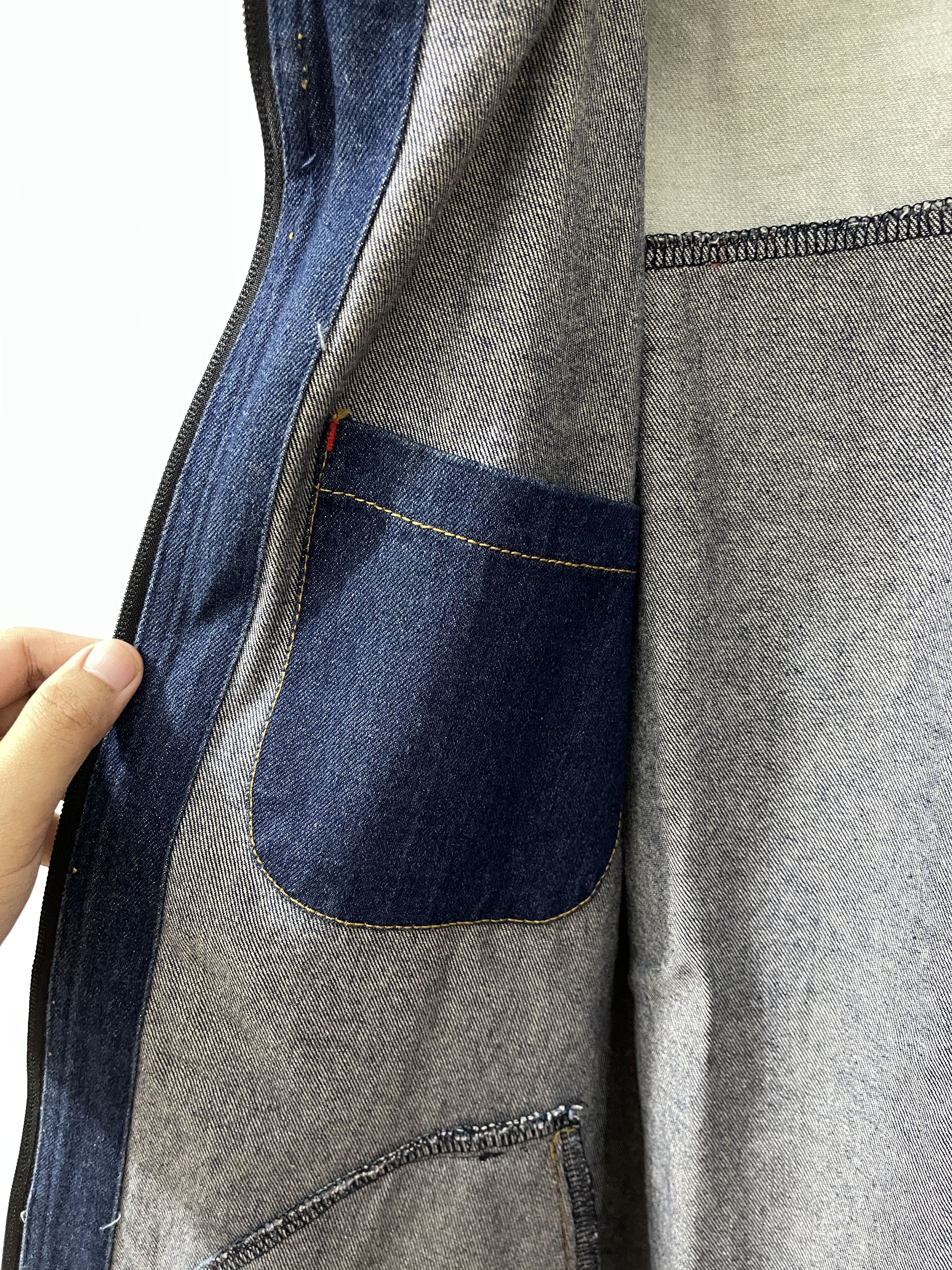 Blue Blue Japan 2000s Amina Japan Crazy Denim Boro Kapital LGB Style Jacket Size US L / EU 52-54 / 3 - 9 Thumbnail