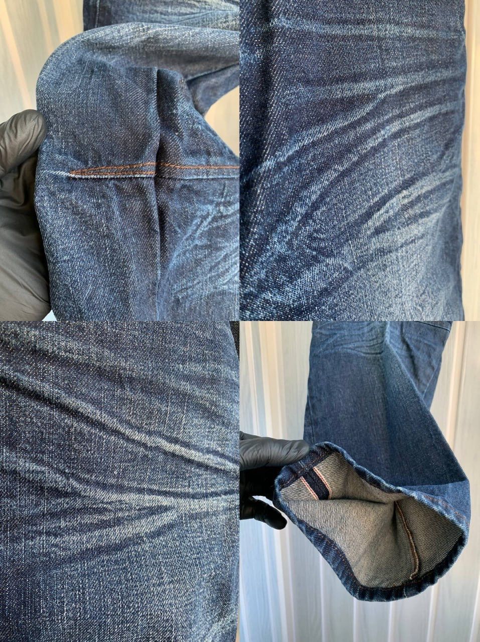 Japanese Brand × Vintage One True Saxon Cotton Pockets Tapered Denim Selvedge Jeans Size US 30 / EU 46 - 25 Thumbnail