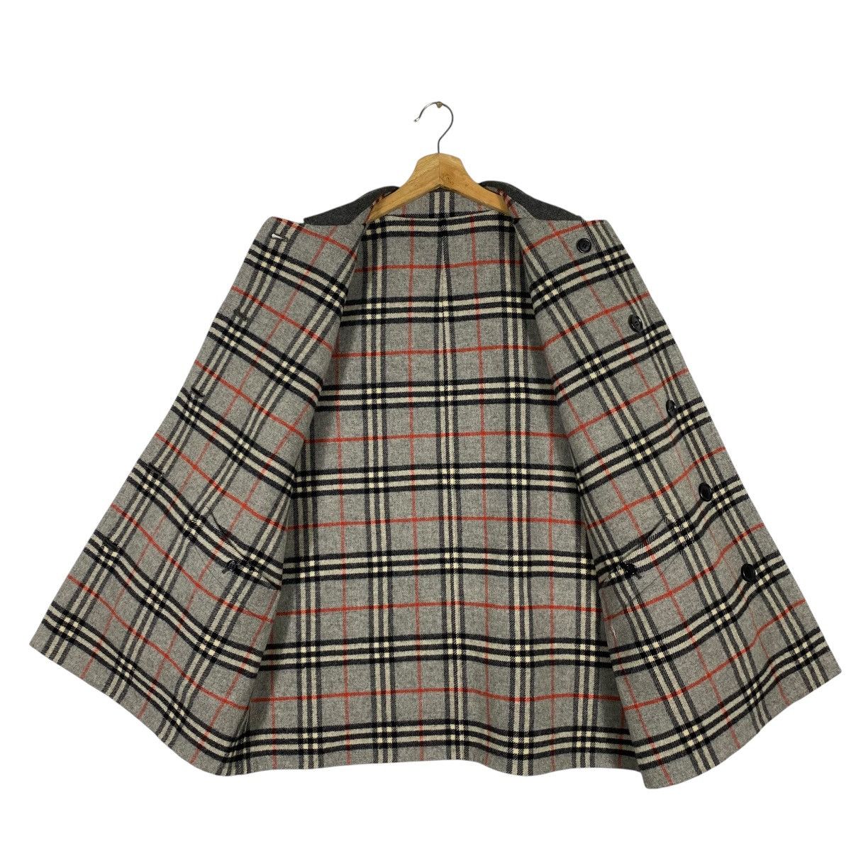 Burberry Prorsum Vintage Burberrys Reversible Wool Button Jacket Size M / US 6-8 / IT 42-44 - 8 Thumbnail