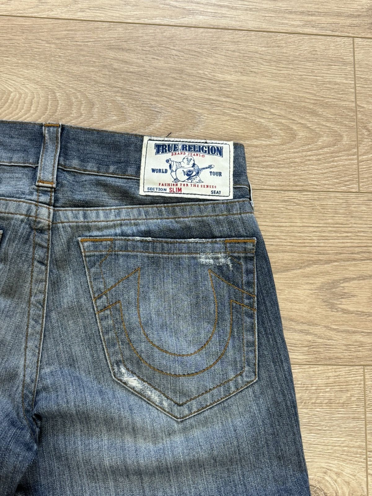 True Religion True Religion Y2K denim distressed vintage retro pants jeans Size US 32 / EU 48 - 8 Thumbnail