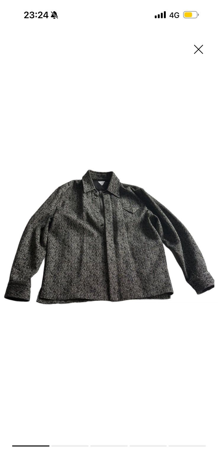 Bottega Veneta Wool overshirt Size US M / EU 48-50 / 2 - 1 Thumbnail