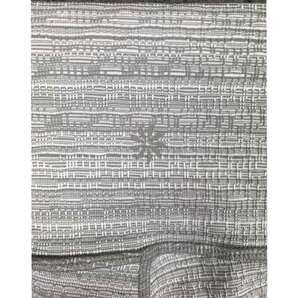 Athleta Athleta Leggings Womens XS Grey White Crop Stripe Yoga Activewear Ladies Workout Size 26" / US 2 / IT 38 - 3 Thumbnail