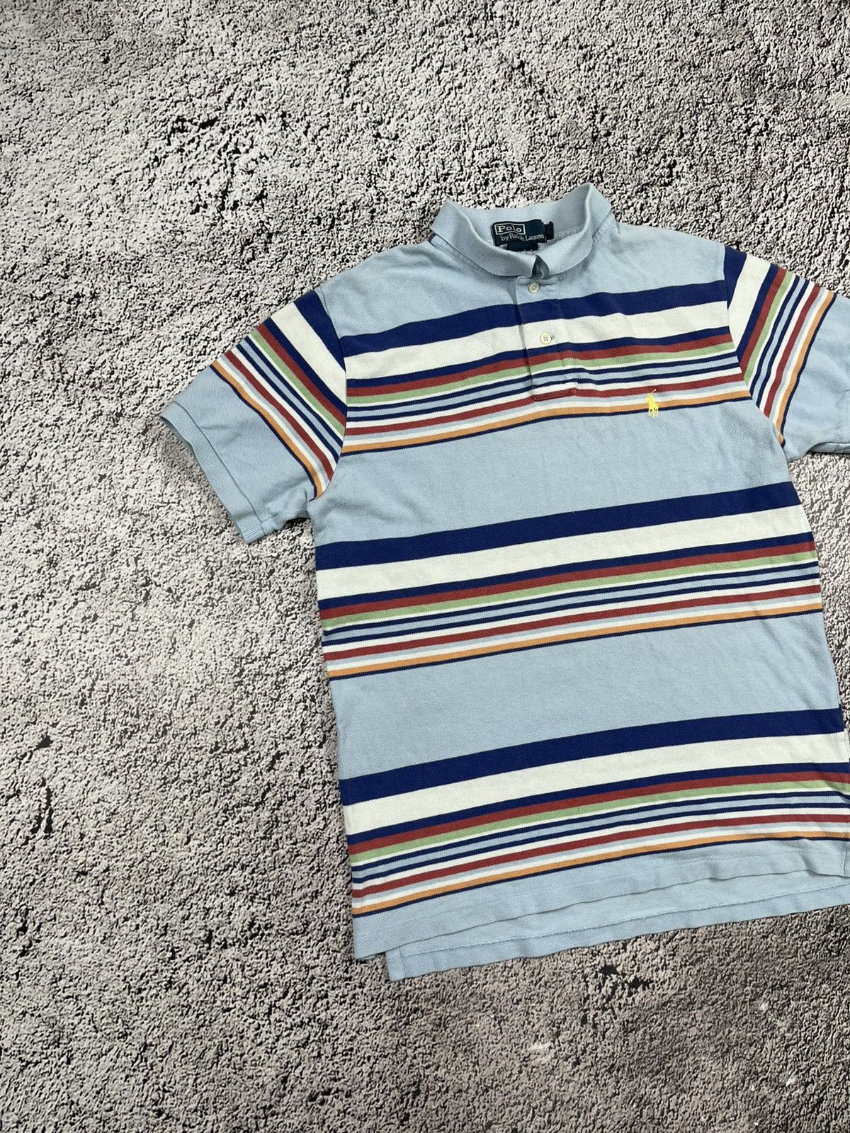 Vintage Vintage Polo Ralph Lauren POLO Ralph Lauren Stripe Tees Size US L / EU 52-54 / 3 - 2 Thumbnail