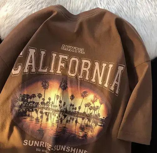 Band Tees × Vintage California Vintage Style Graphic Oversized Heavy Tee Shirt Size US M / EU 48-50 / 2 - 4 Thumbnail