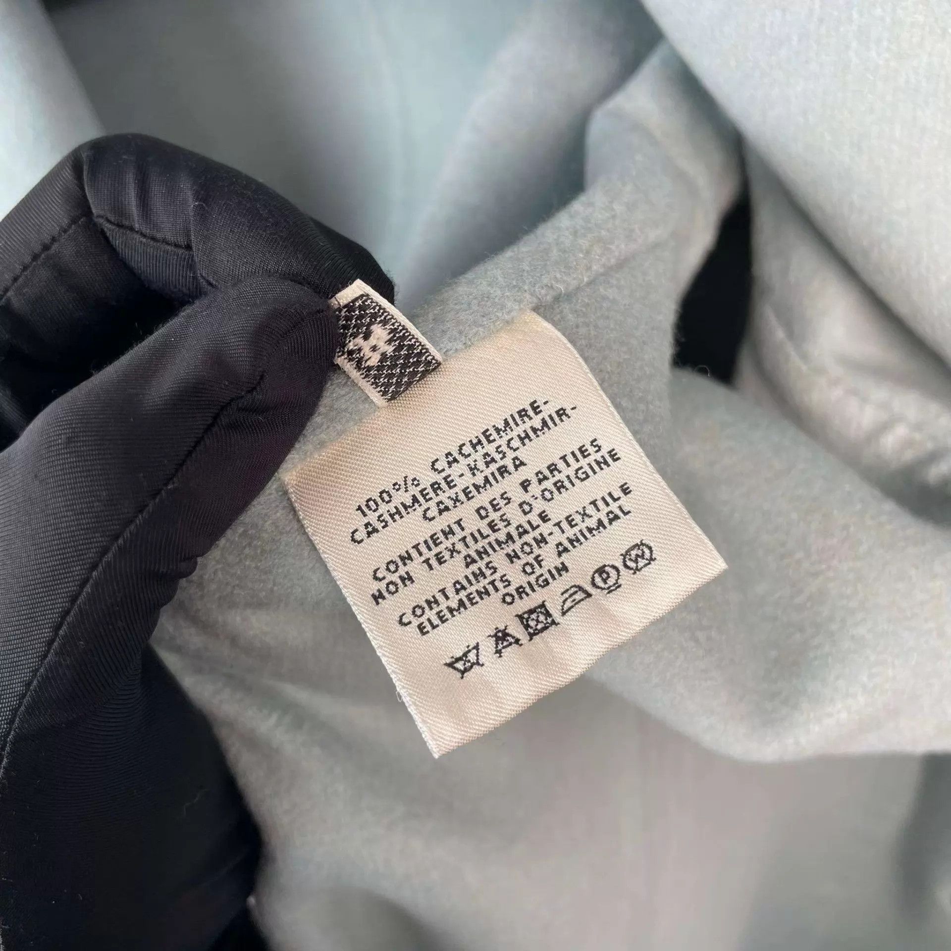 Hermes Hermès Cashmere Long Coat Blue 34 Size XS / US 0-2 / IT 36-38 - 7 Thumbnail