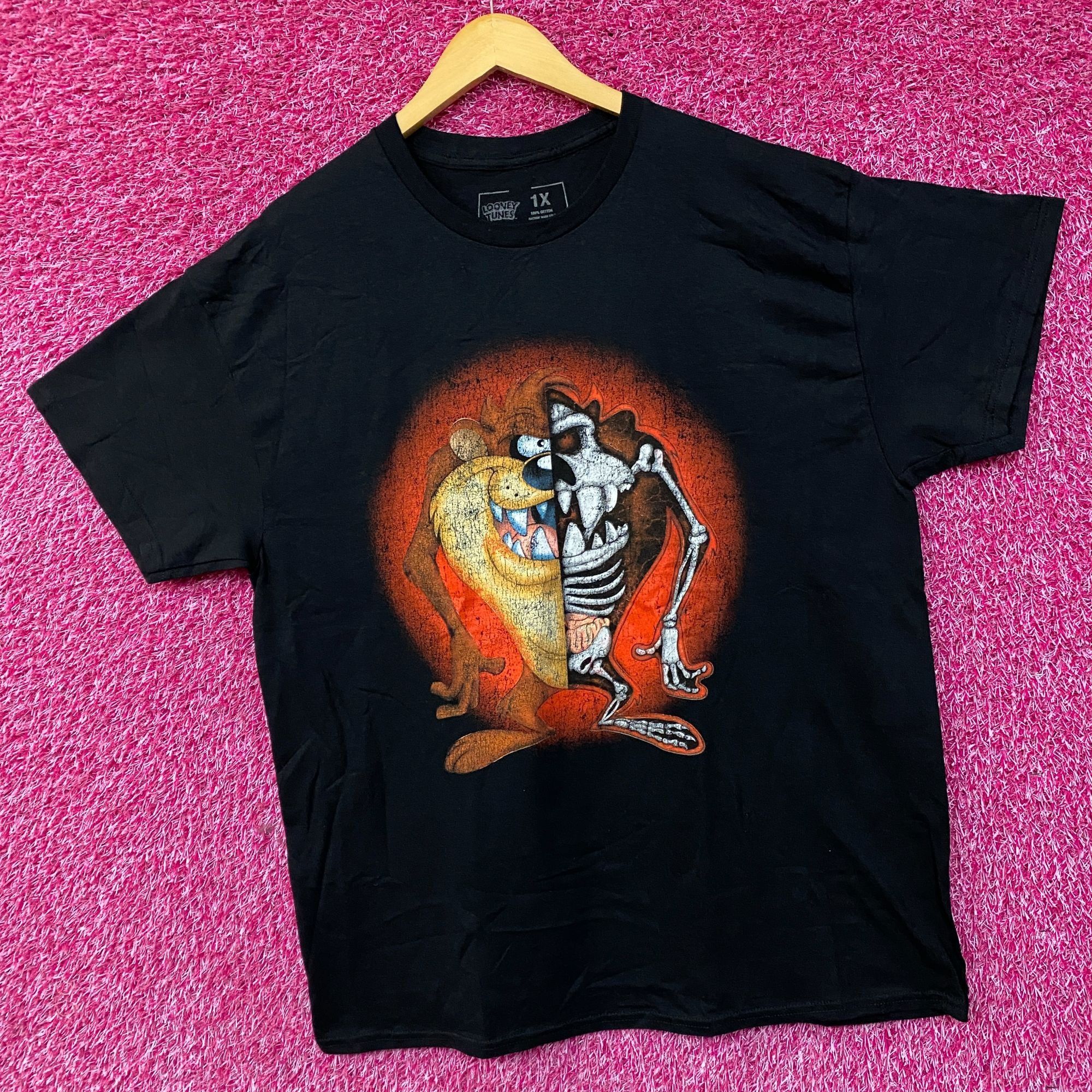 Warner Bros Looney Tunes Taz Tasmanian Devil T-Shirt Size 1X Size US XL / EU 56 / 4 - 3 Thumbnail