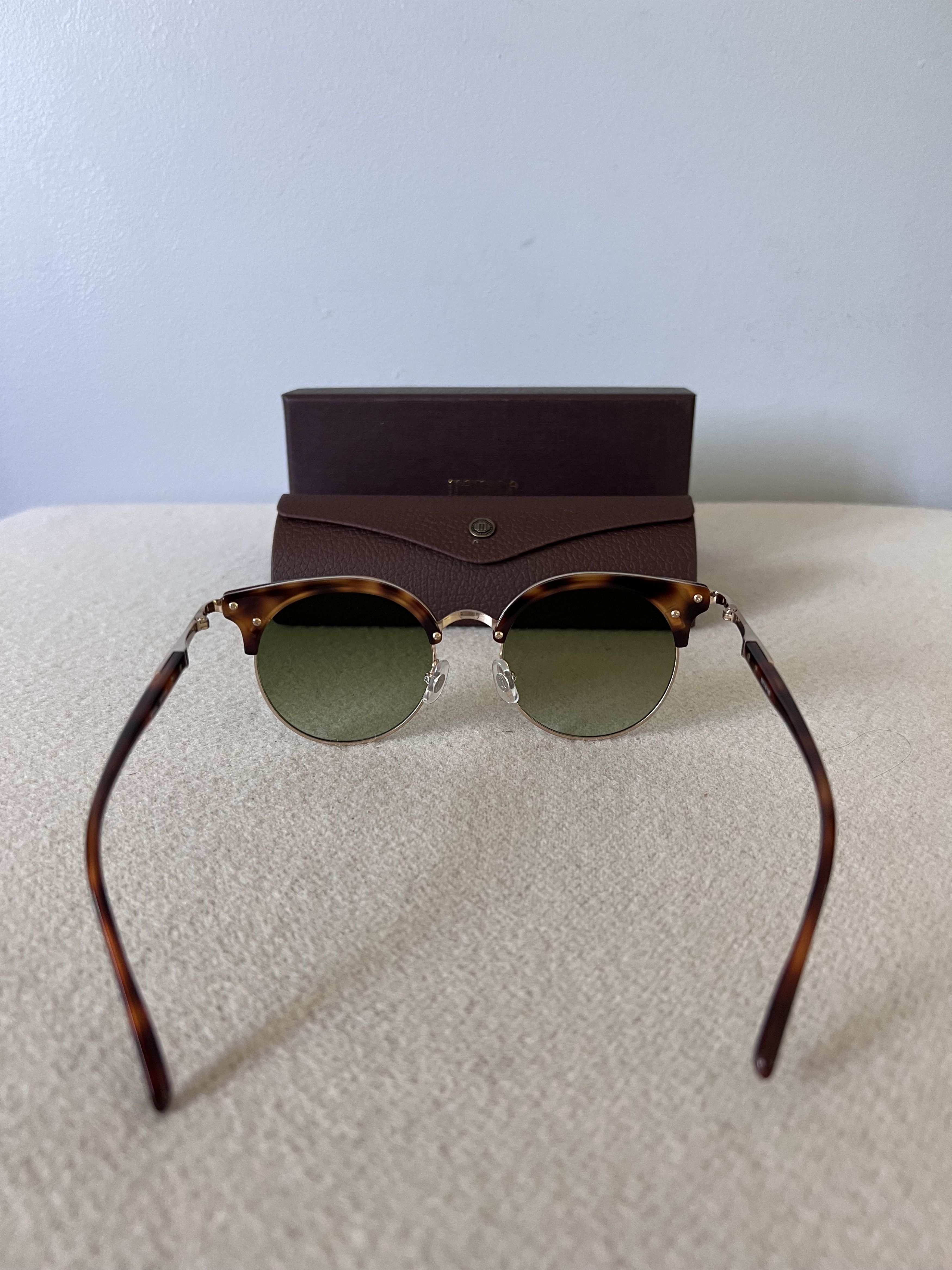 Matsuda Matsuda M2046 Cat Eye Sunglasses in Demi Size ONE SIZE - 5 Thumbnail