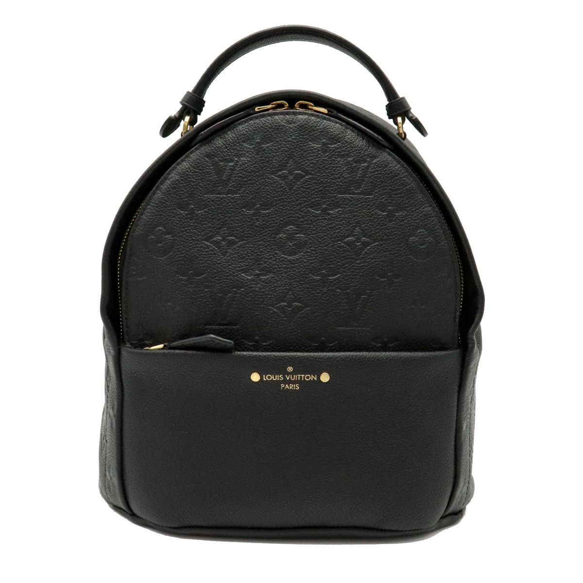Louis Vuitton Monogram Empreinte Sorbonne Backpack Rucksack Black Noir
