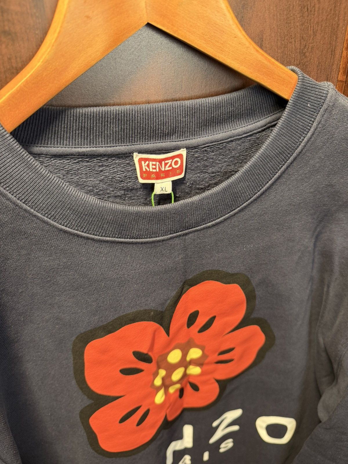Kenzo Kenzo Boke Flower Crewneck Sweatshirt Size US XL / EU 56 / 4 - 2 Thumbnail