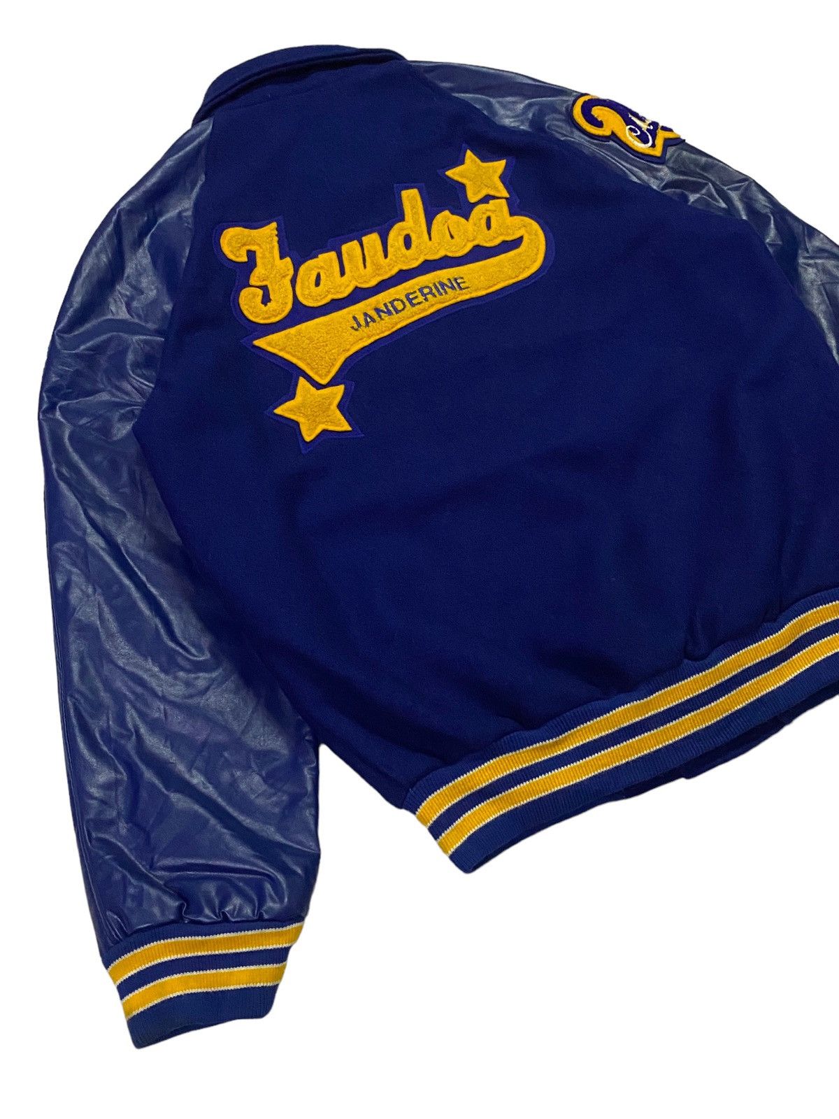 Vintage Vintage J.Faudoa Wool Varsity Jacket Size US S / EU 44-46 / 1 - 19 Thumbnail