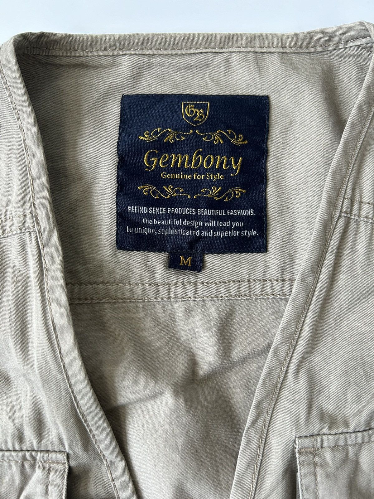 Japanese Brand GEMBONY VINTAGE OUTDOOR VEST Size US M / EU 48-50 / 2 - 5 Thumbnail