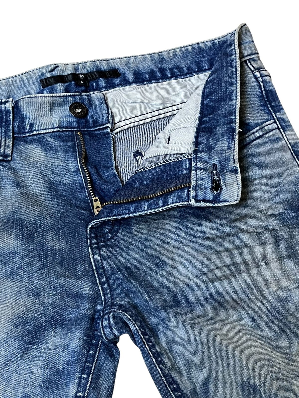 Japanese Brand JAPANESE BRAND NO ID TYE DYE SLIM FIT JEANS Size US 31 - 8 Thumbnail