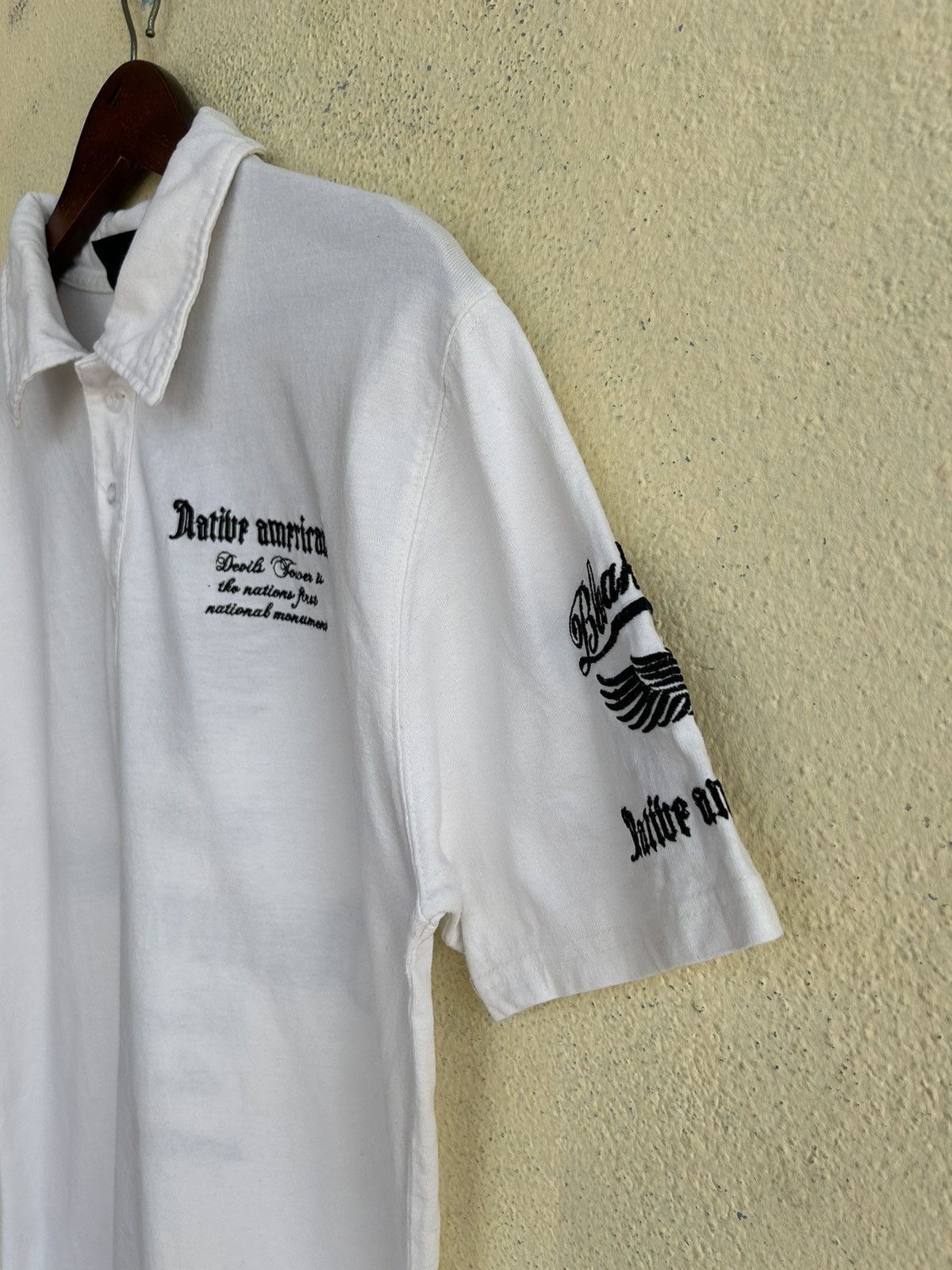 Other Andre Malraur Homme Native Americans Embroidered Tshirt Size US XS / EU 42 / 0 - 3 Thumbnail