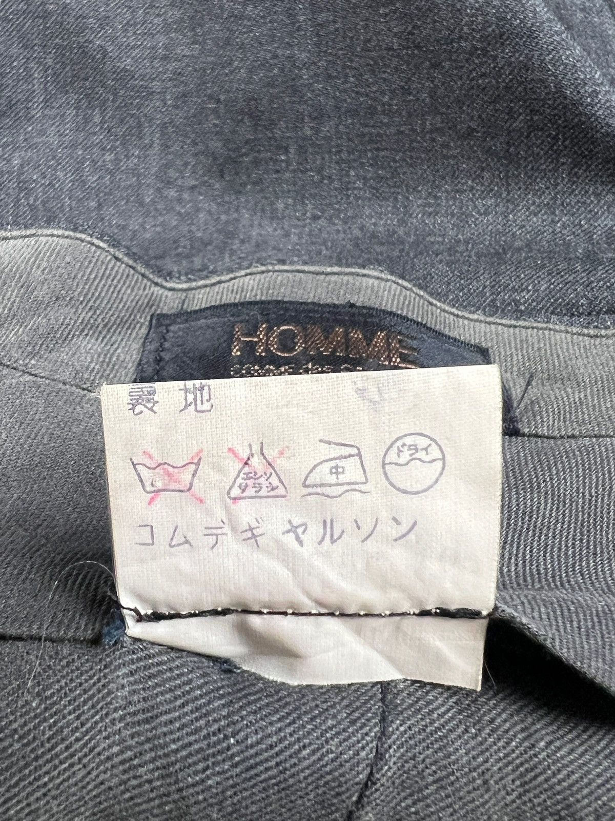 Comme des Garcons Homme Vintage 80s Comme des Garçons Homme Wool Casual Pants Size US 28 / EU 44 - 10 Thumbnail