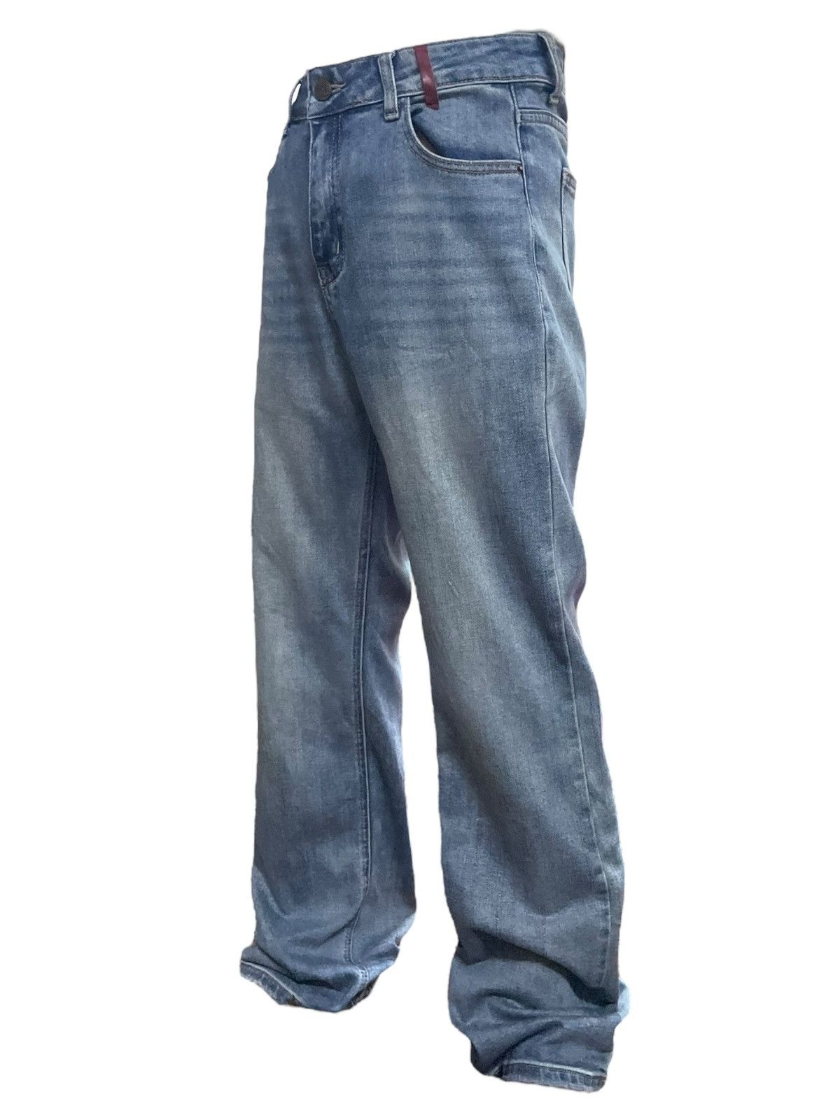 Japanese Brand Vintage Japanese Brand Embroidery Logo Baggy Style Jeans Size US 30 / EU 46 - 13 Thumbnail