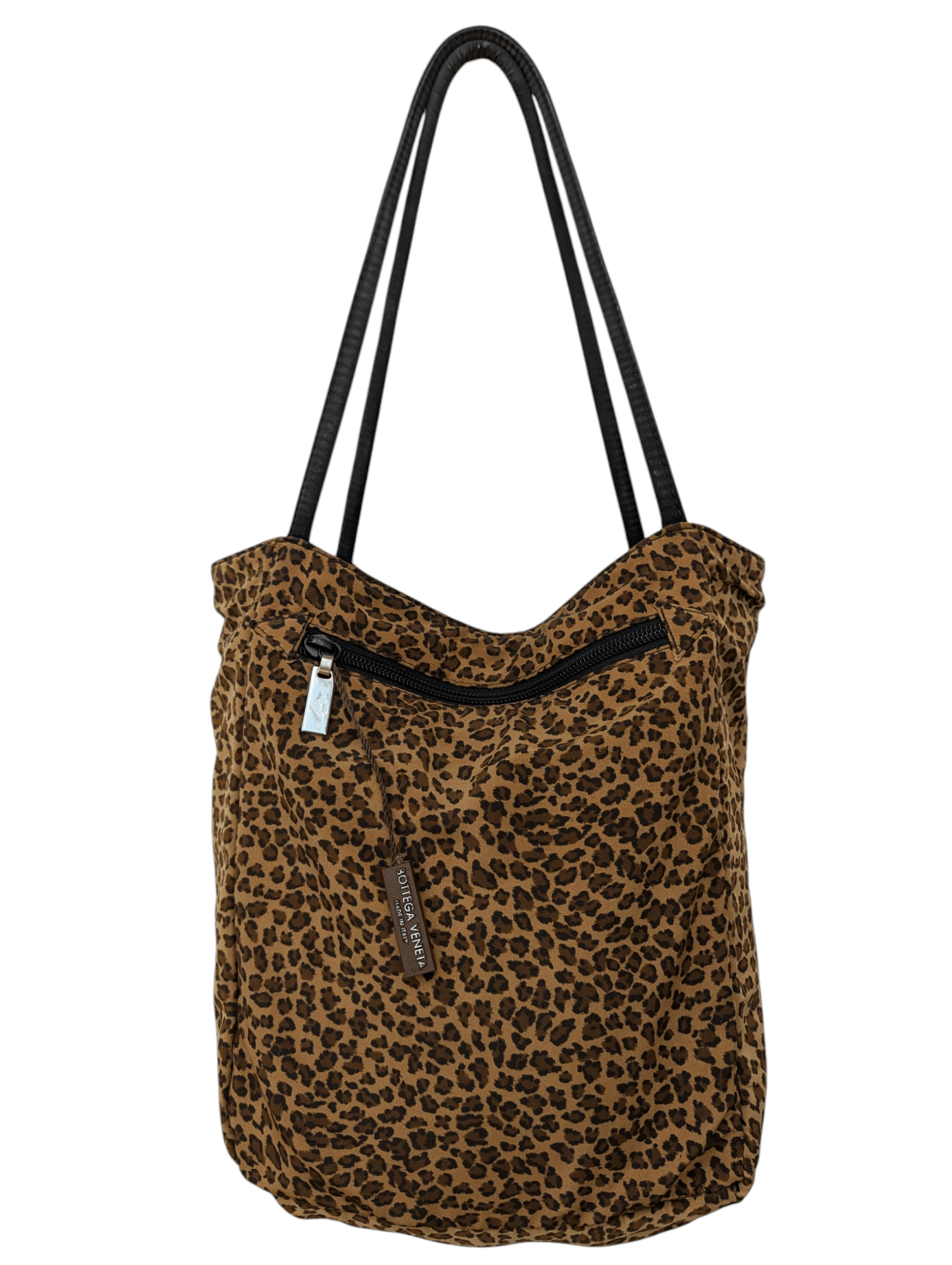 Bottega Veneta Bottega Veneta Reversible Leopard Print Black Tote Bag Size ONE SIZE - 2 Thumbnail