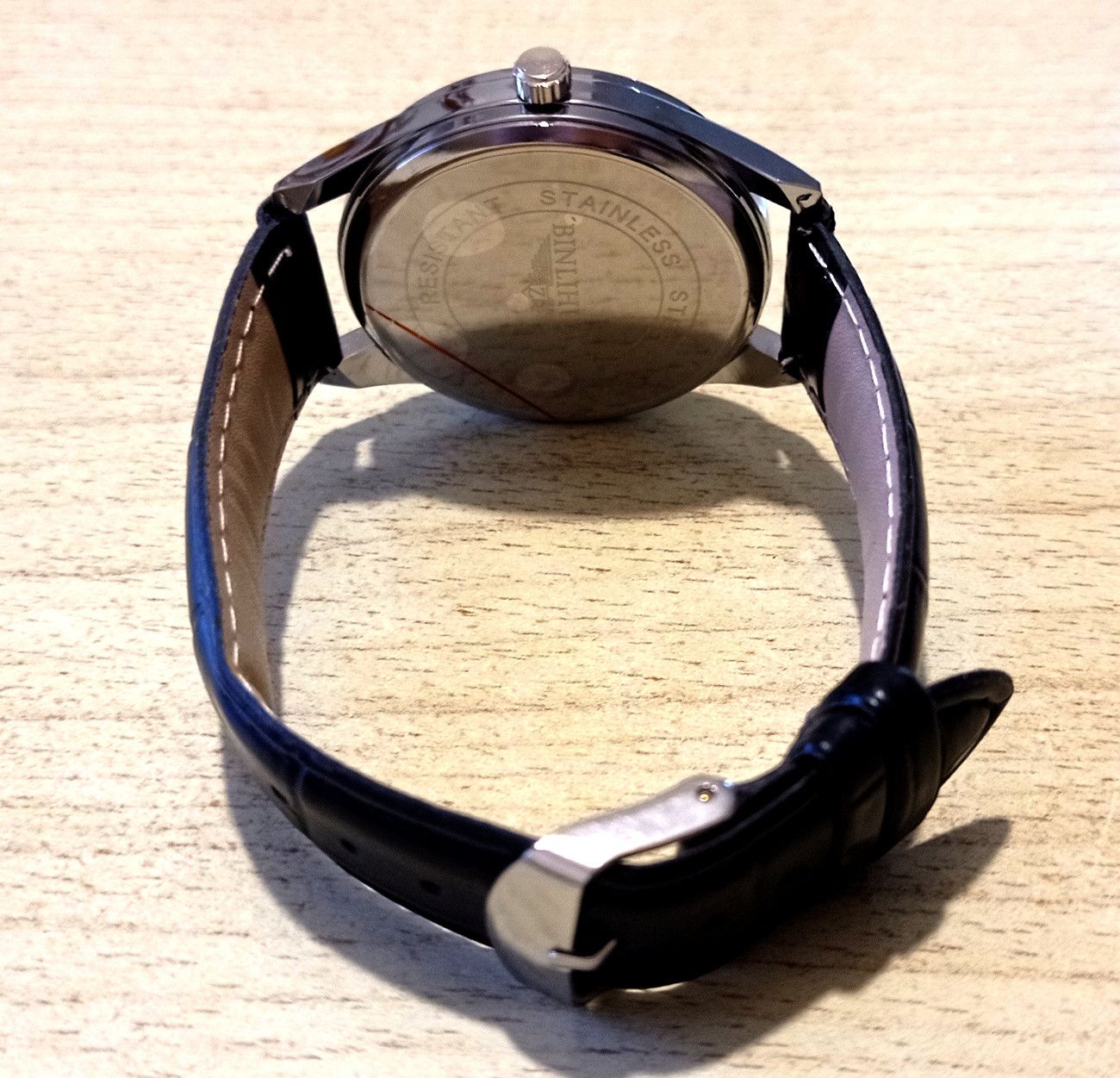 Designer × Japanese Brand × Vintage Classic Oversize Roman Time Leather Wrist Watch Size ONE SIZE - 4 Thumbnail
