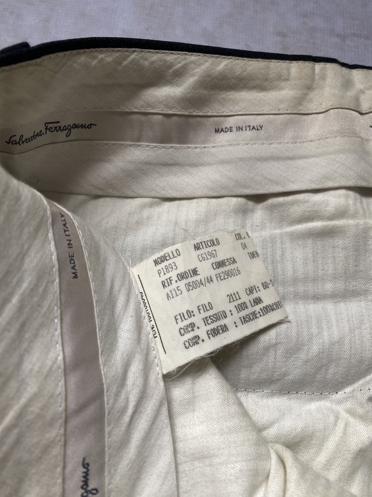 Salvatore Ferragamo Salvatore Ferragamo City Fit Trousers Pants Size 46S - 8 Thumbnail