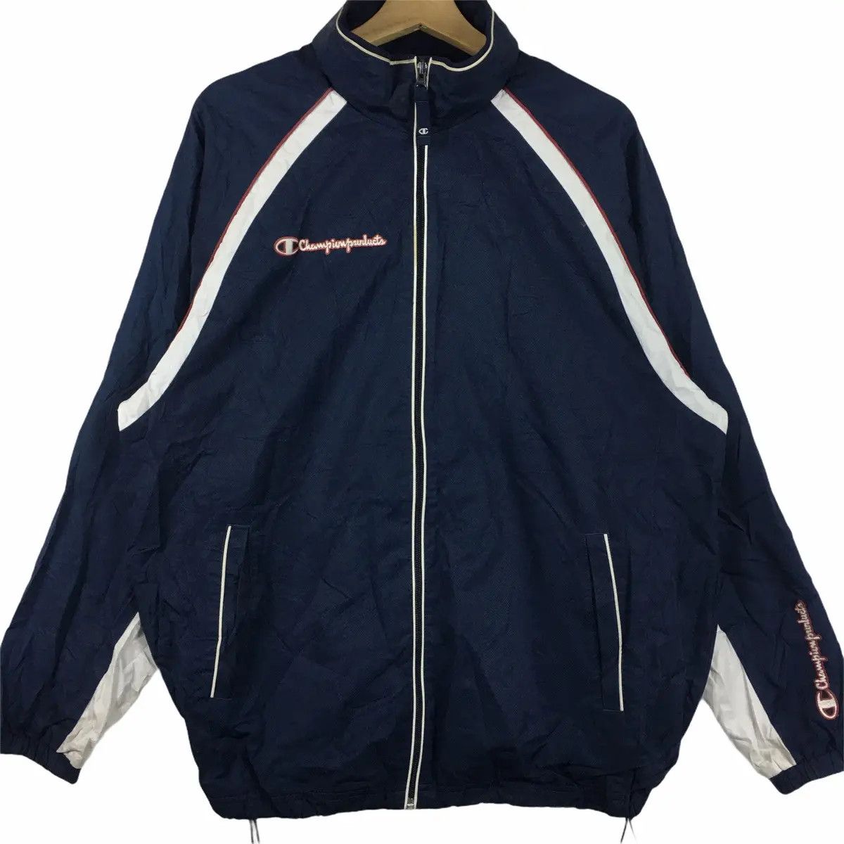Champion Vtg CHAMPION USA Jacket Parka Trench Outdoor Sweater Size US L / EU 52-54 / 3 - 2 Thumbnail