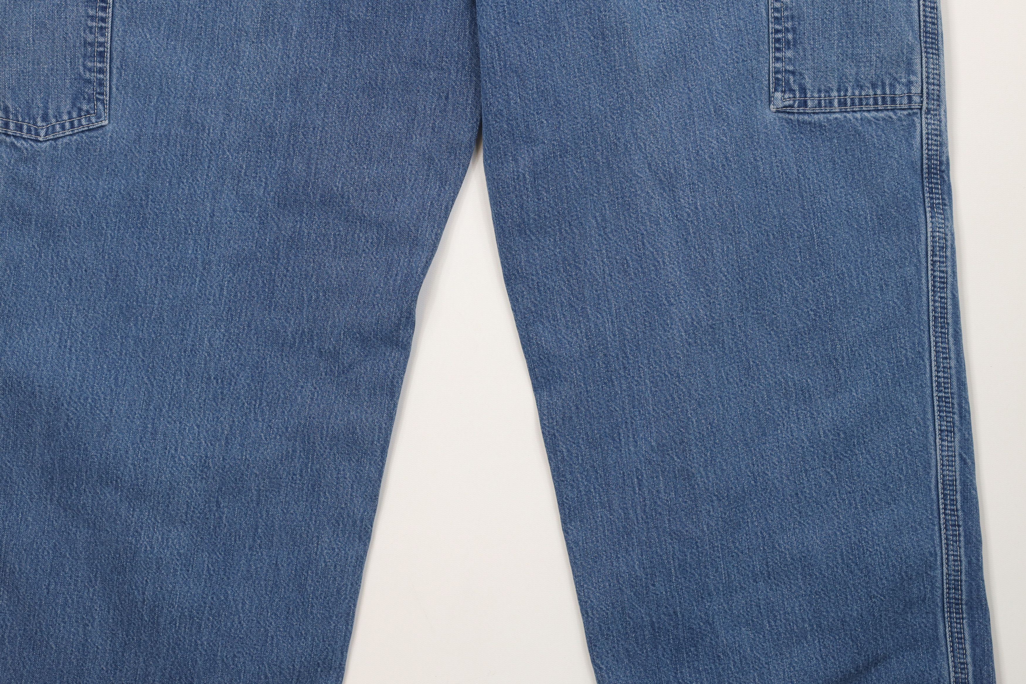 Carhartt Vintage Carhartt Wide Leg Dungaree Denim Jeans Blue Cotton Size US 36 / EU 52 - 14 Thumbnail