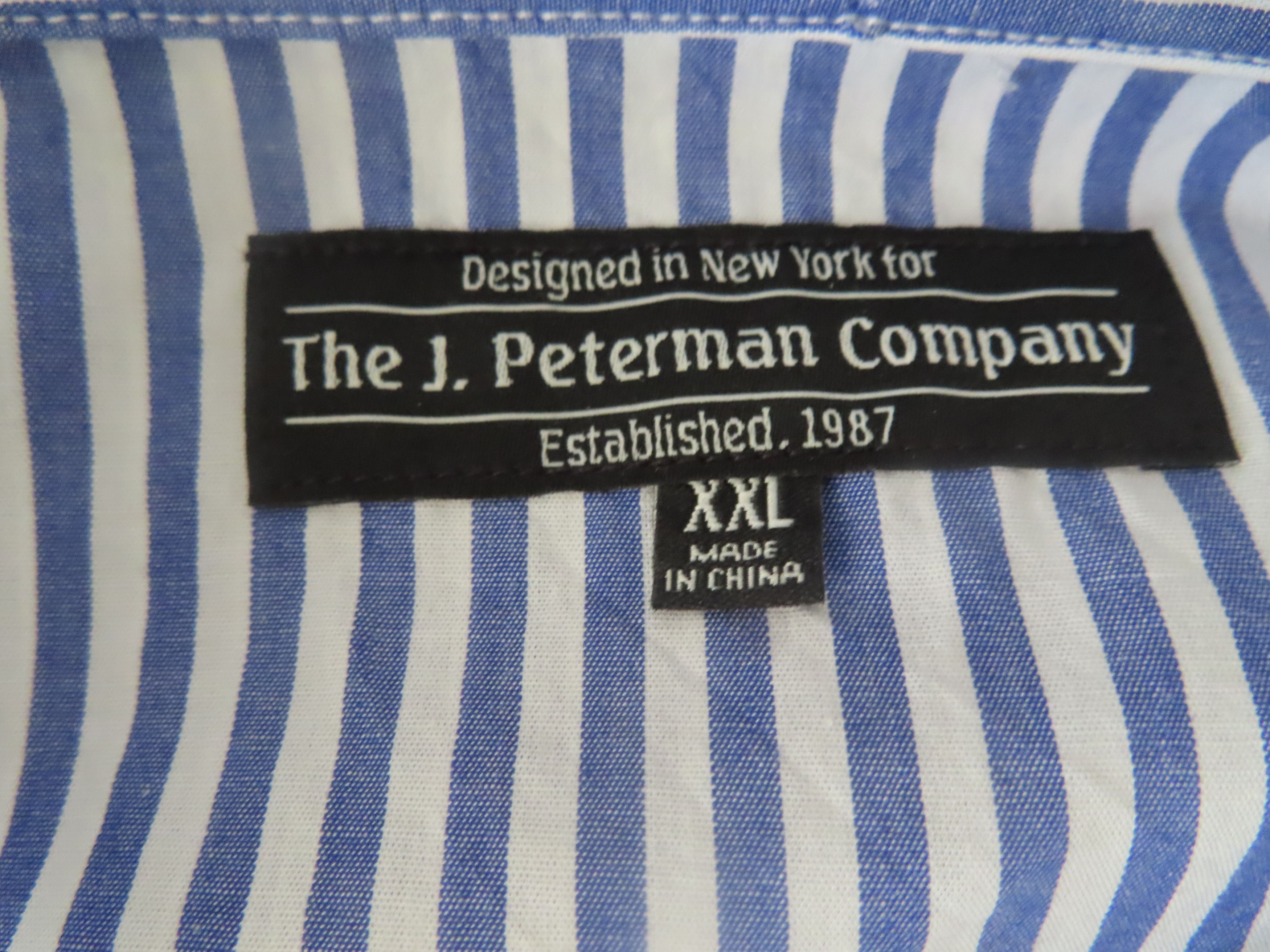 Designer × J. Peterman J. Peterman striped Western Shirt Long Sleeve Cowboy 2XL Size US XXL / EU 58 / 5 - 5 Thumbnail