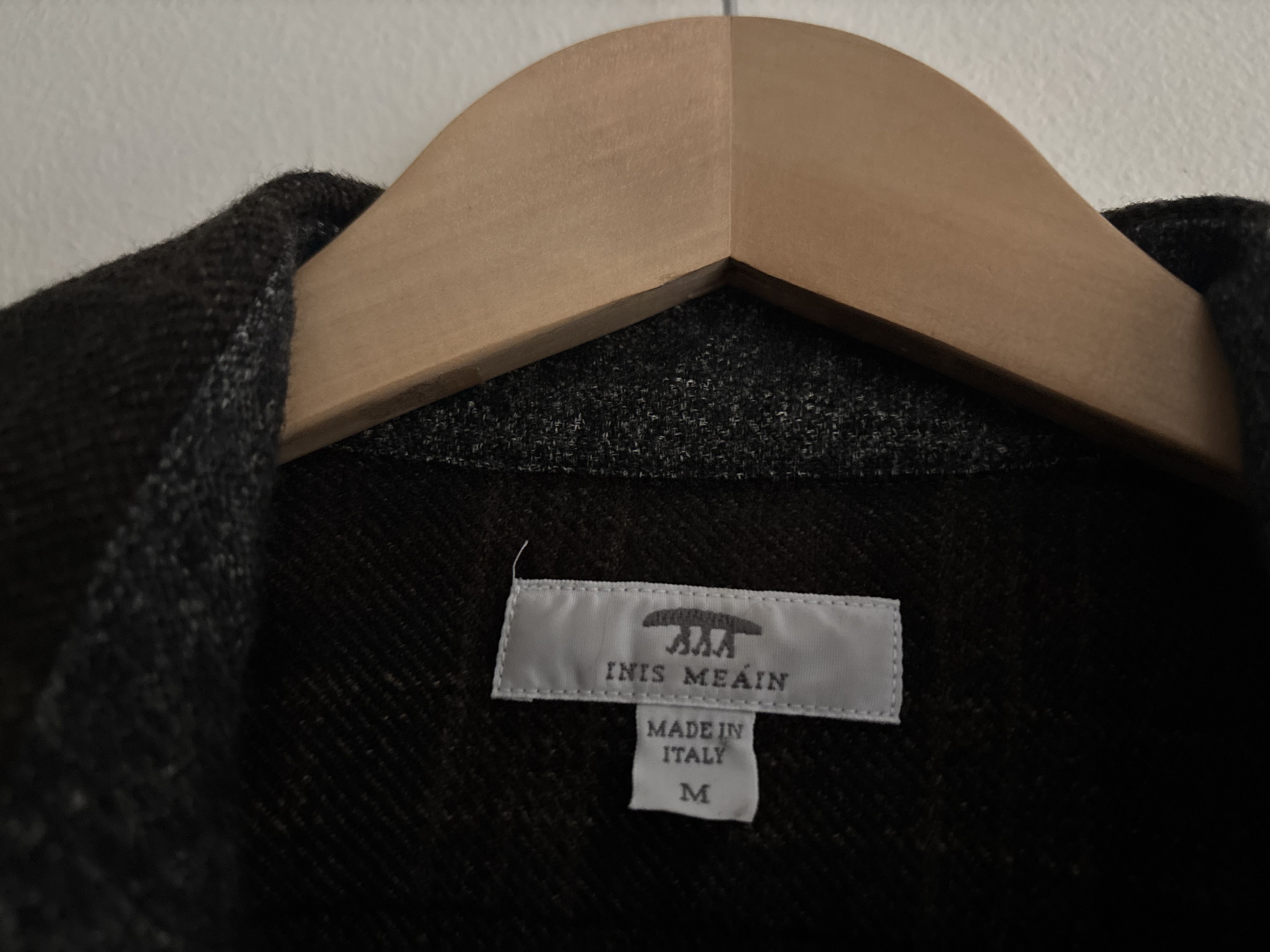 Inis Meain $398 Brown Wool Plaid Button up Flannel Shirt Italy Size US M / EU 48-50 / 2 - 8 Thumbnail