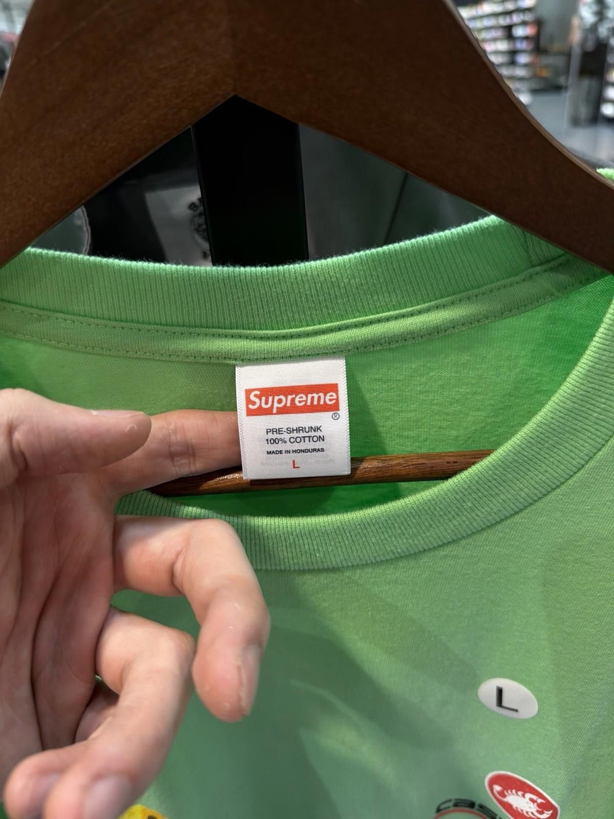 Supreme Supreme SpongeBob/Castelli Racing L/S Tee Green Large Green Size US L / EU 52-54 / 3 - 7 Thumbnail