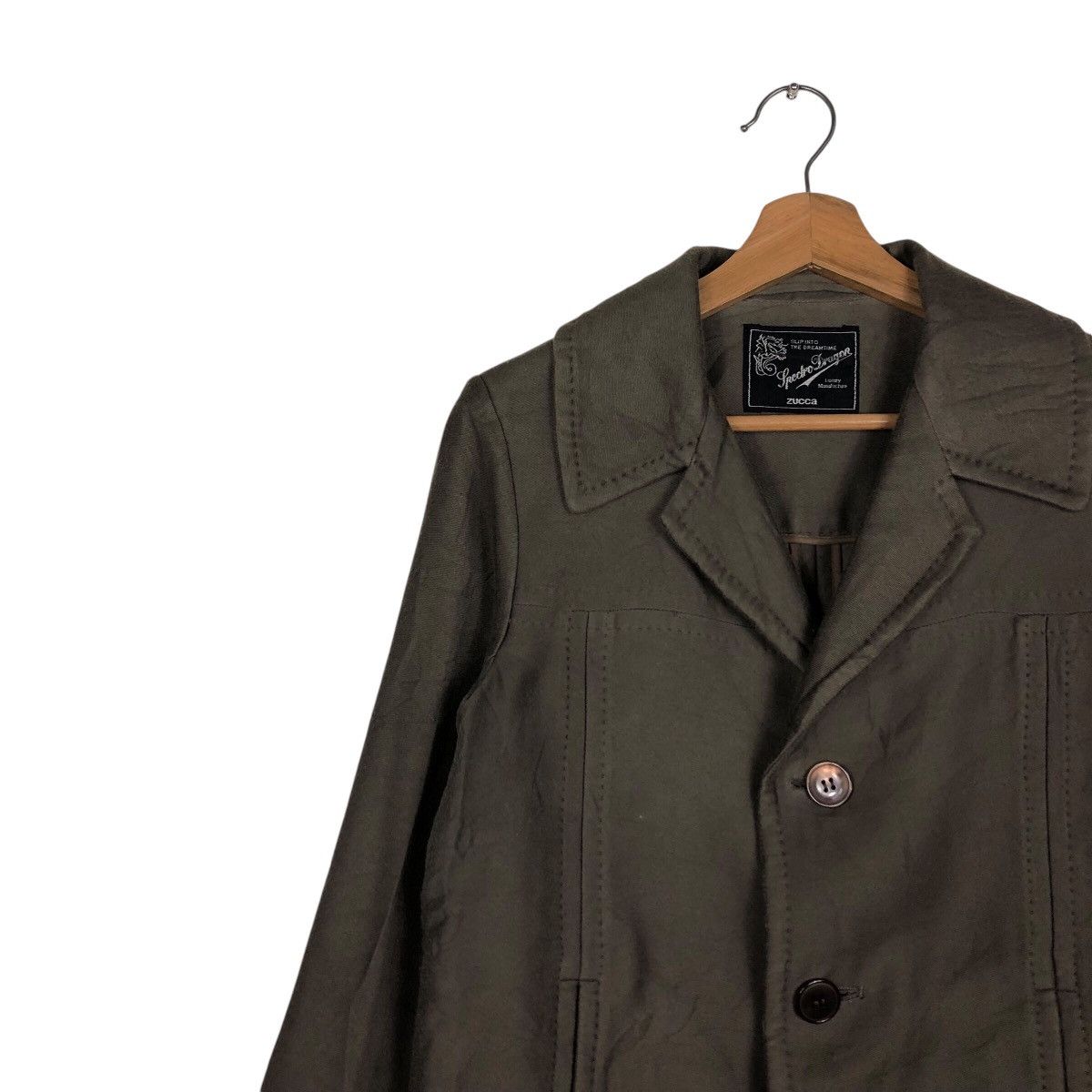 Issey Miyake 📌Vintage Chore Biker Jacket Spectro Dragon Zucca Size US S / EU 44-46 / 1 - 8 Thumbnail