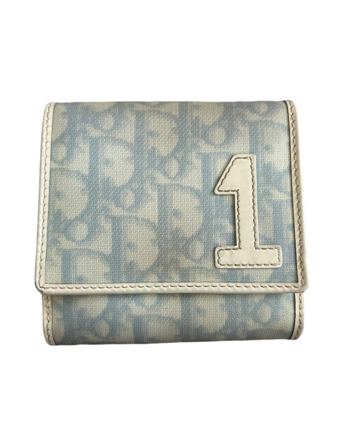 Dior Dior Blue Trotter 1 Bifold Wallet Size ONE SIZE - 1 Thumbnail