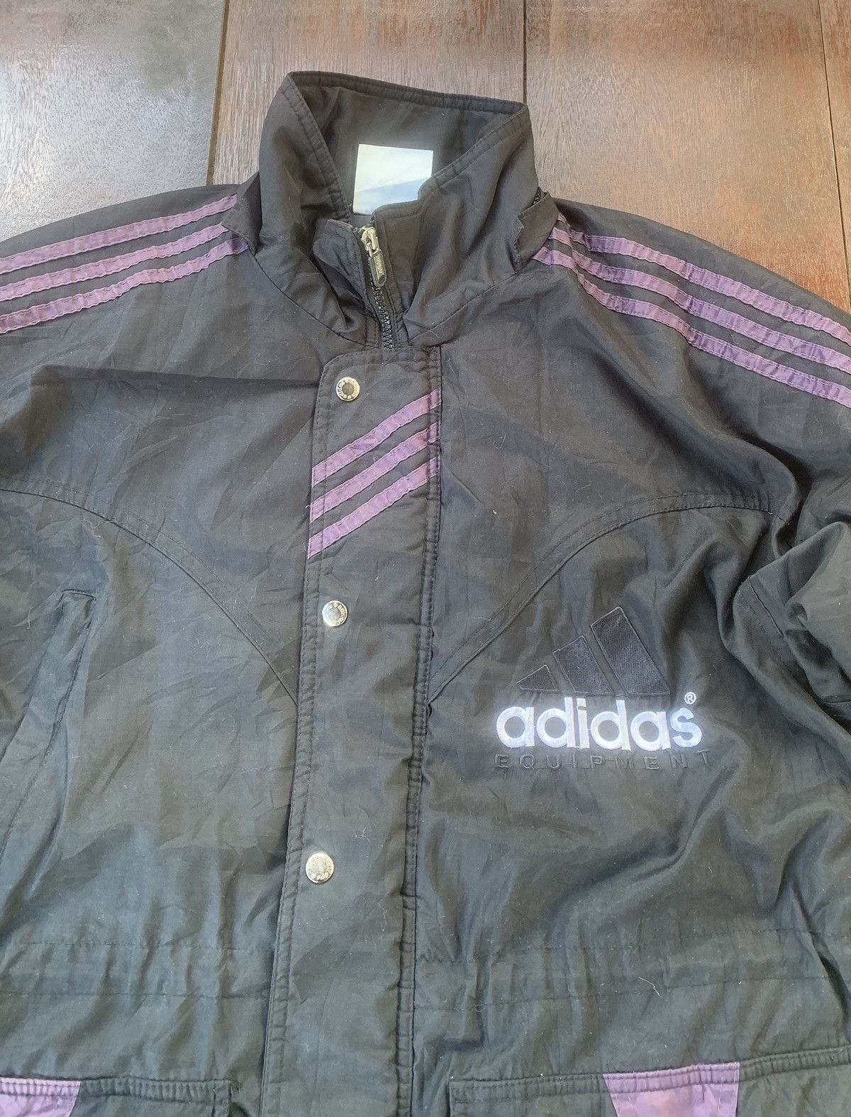 Adidas × Sports Specialties × Vintage Vintage Adidas Equipment embroidery logo parka jacket Size US M / EU 48-50 / 2 - 4 Thumbnail