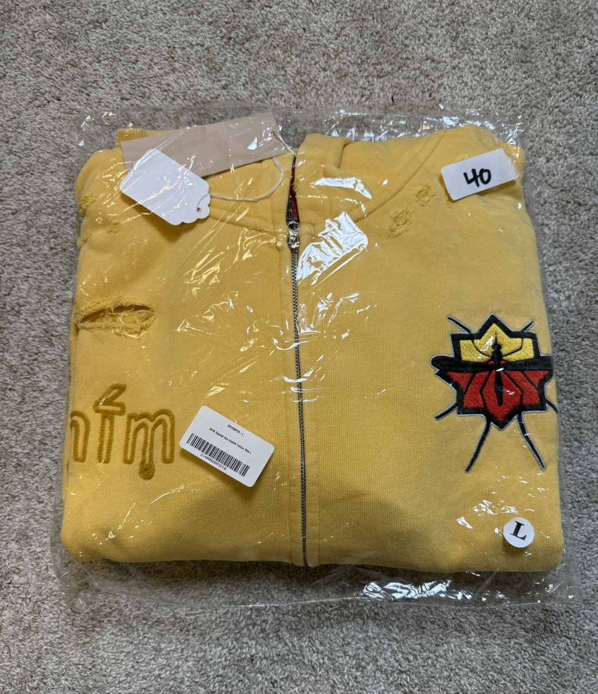 murd333r.fm Murd333r FM Special Ops Zip Up Hoodie (Indo Yellow) Size US L / EU 52-54 / 3 - 6 Thumbnail