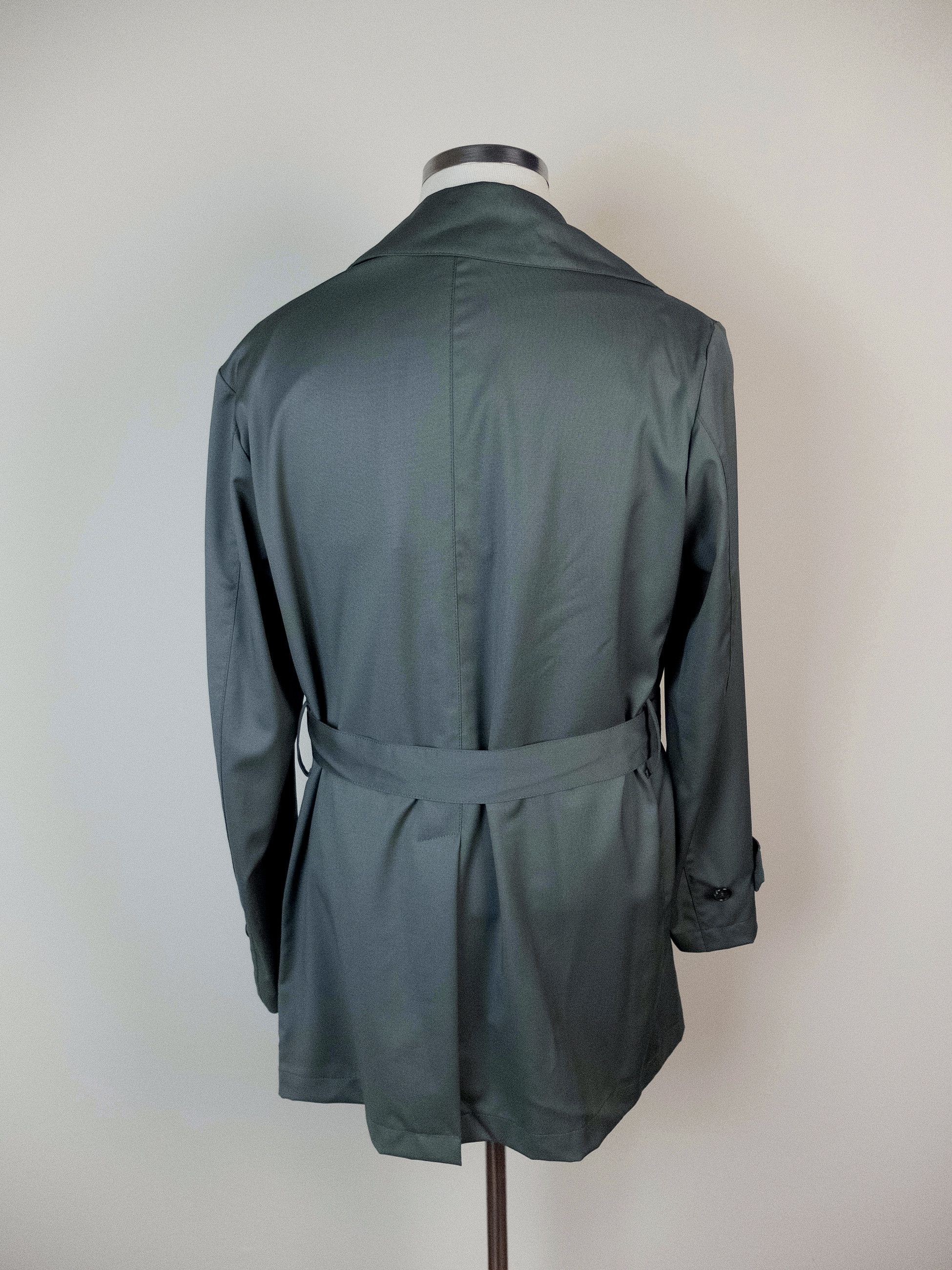 Luigi Bianchi LUIGI BIANCHI SARTORIA green wool trench coat Size 42 / XL Size US XL / EU 56 / 4 - 2 Thumbnail