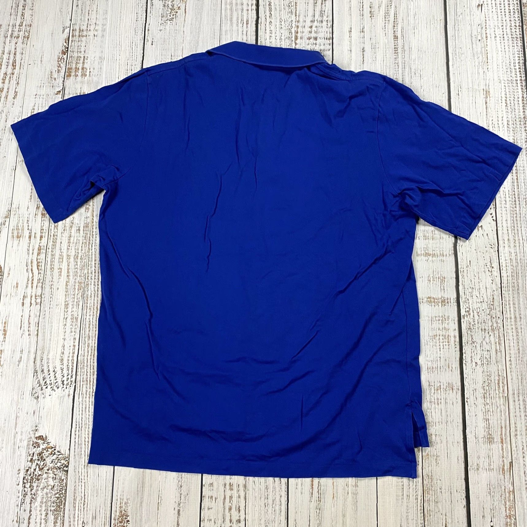 Polo Ralph Lauren VINTAGE POLO GOLF BY RALPH LAUREN Polo Shirt MEN's L Blue Embroidered Tiger Knit Cotton Polo Golf 90s Size US L / EU 52-54 / 3 - 6 Thumbnail