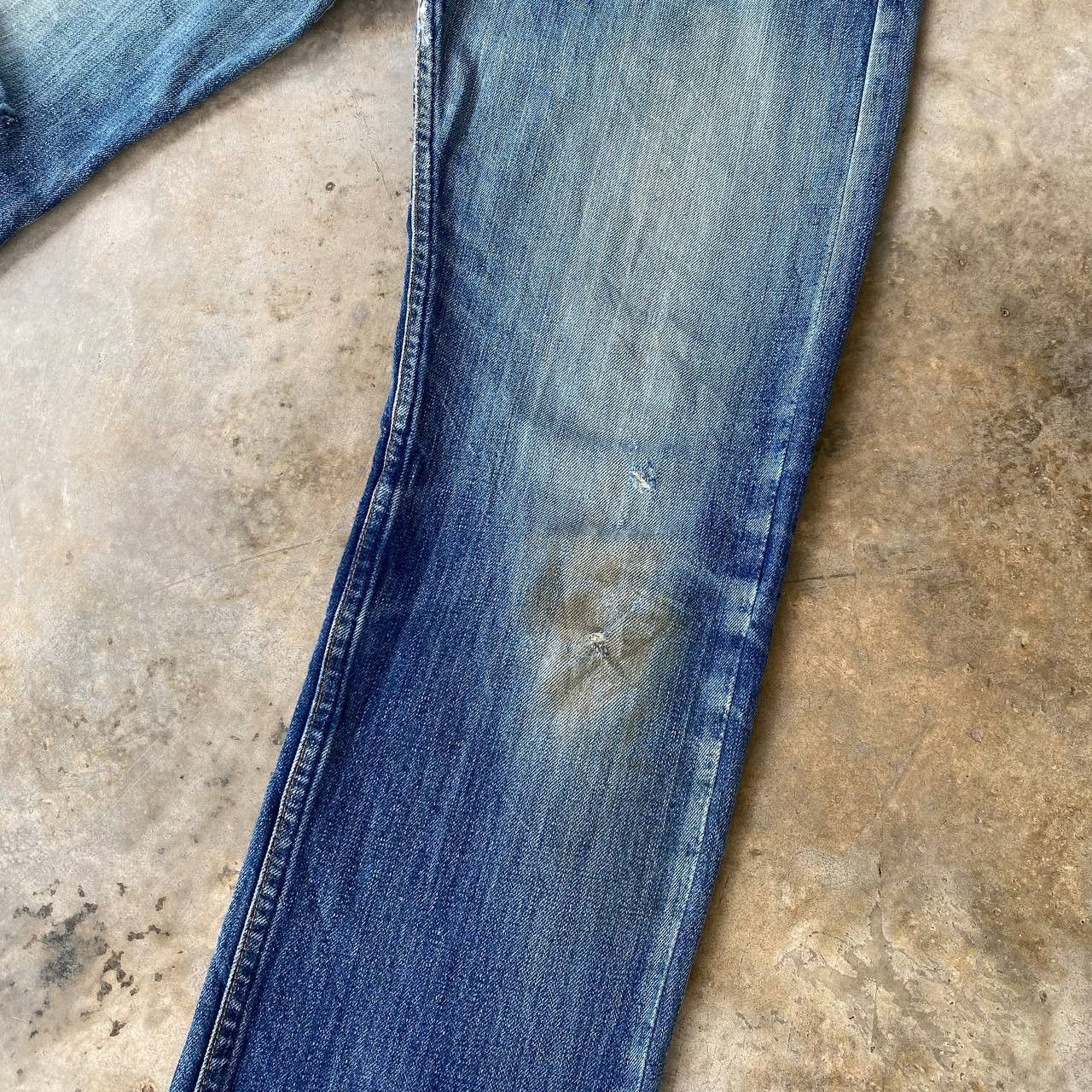 Levi's Vintage Clothing W32X29" VINTAGE LEVIS 505 DISTRESSED DIRTY DENIM J09-01 Size US 32 / EU 48 - 7 Thumbnail