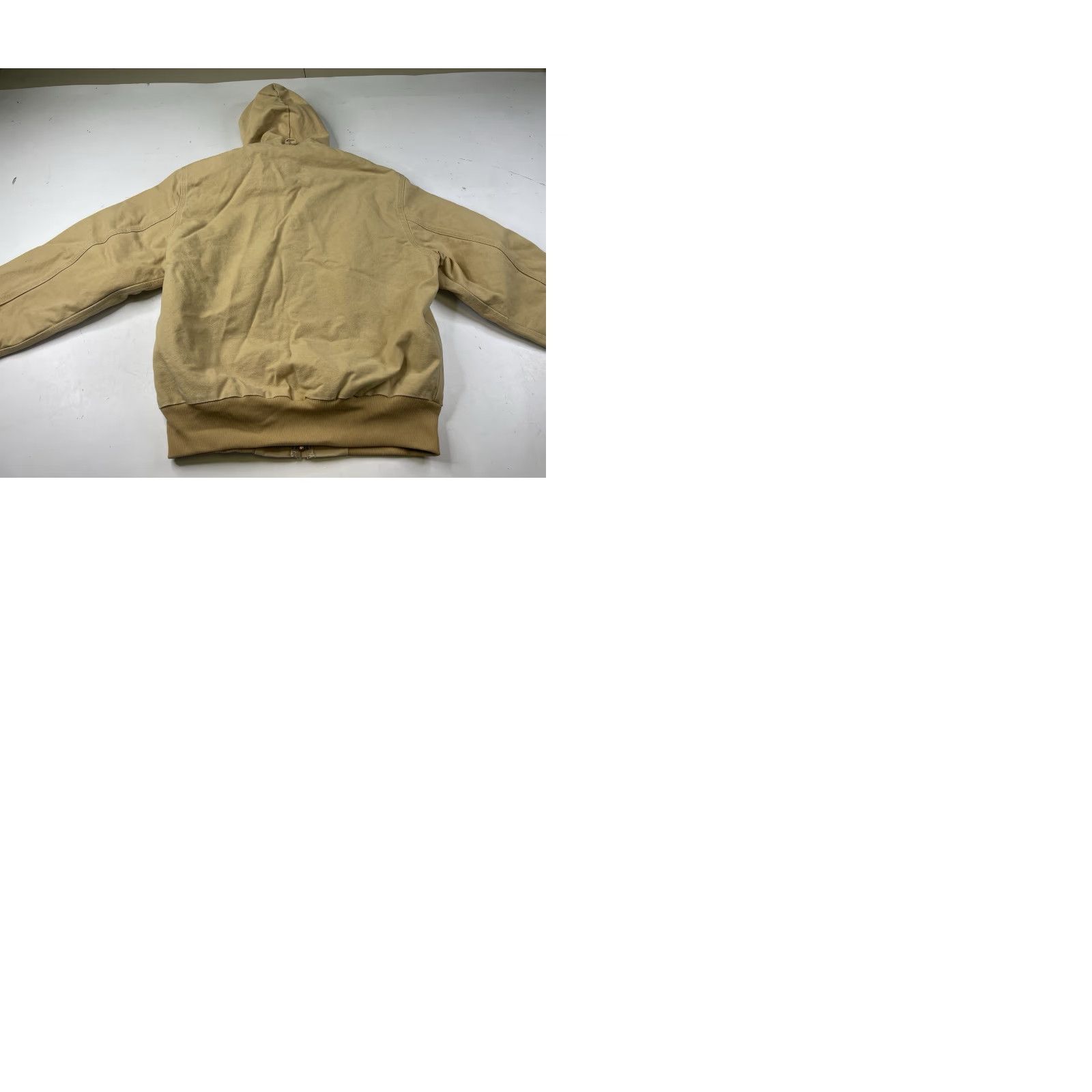Carhartt VINTAGE NWT Carhartt J06 WET Hooded Canvas Work Jacket L Tan Men Size US L / EU 52-54 / 3 - 9 Thumbnail