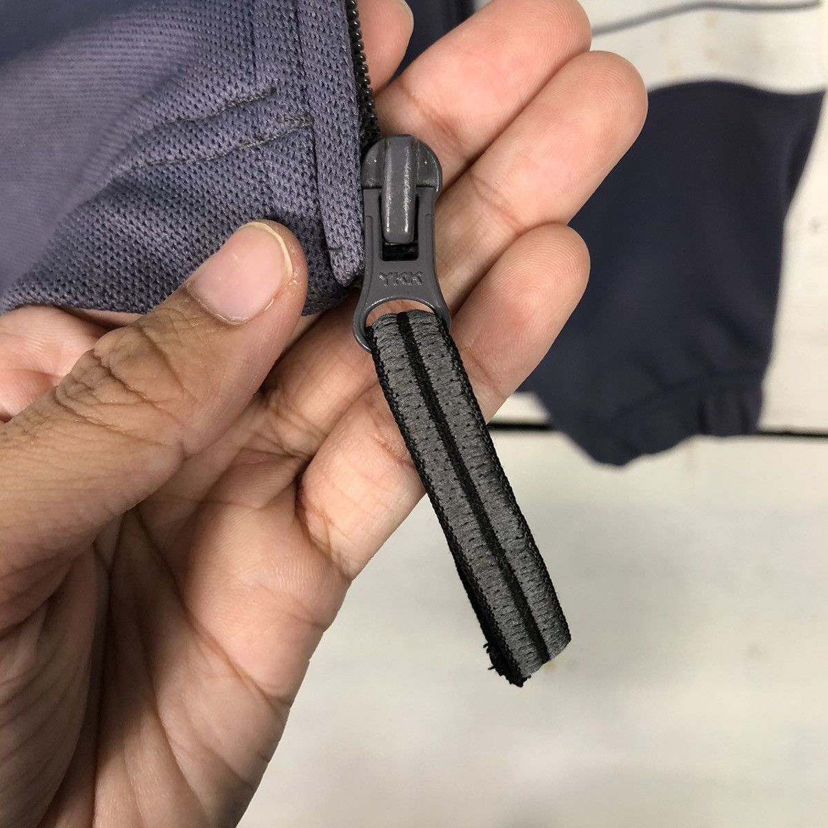 Nike 📌Rich Grey Vintage Zipper Jacket Nike Court Big Logo Size US M / EU 48-50 / 2 - 17 Thumbnail