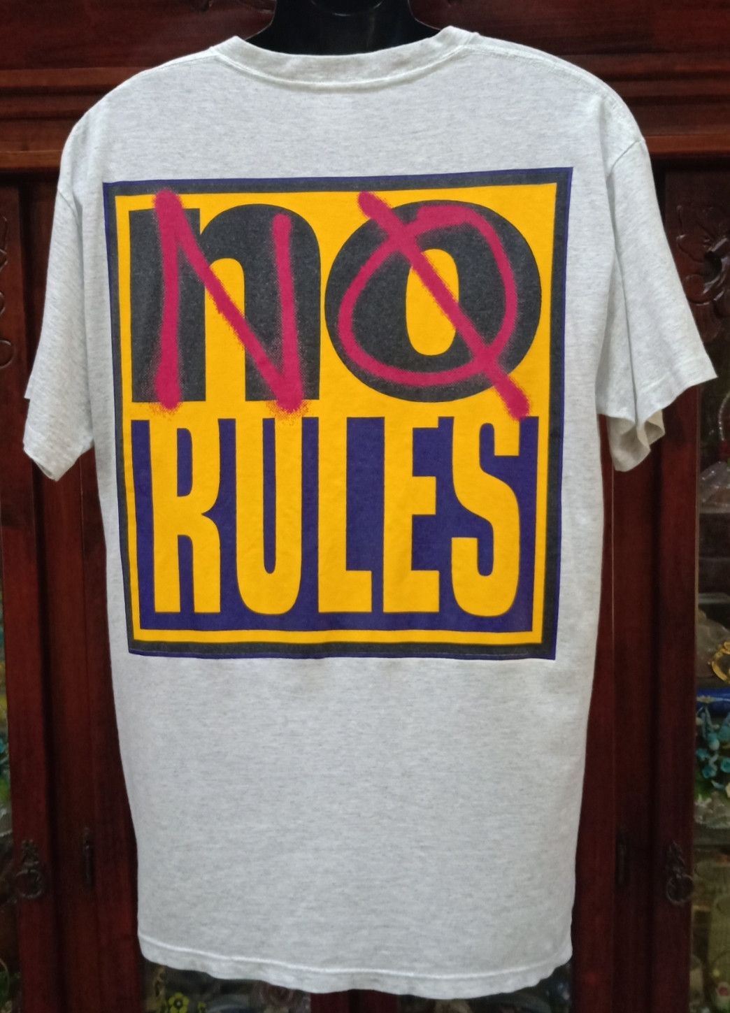 Rap Tees × Vintage Vintage 90s No Rules T-shirt Size US L / EU 52-54 / 3 - 1 Thumbnail