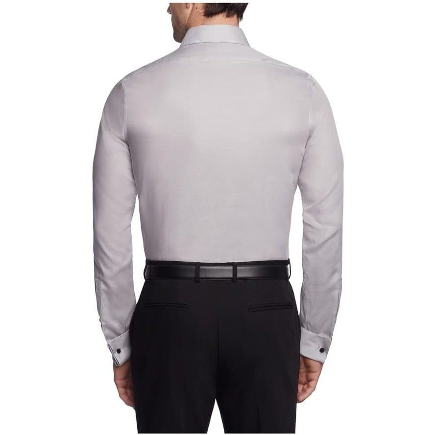 Calvin Klein NWT New Calvin Klein Mens Medium Slim Fit Collared Shirt Size US M / EU 48-50 / 2 - 2 Thumbnail
