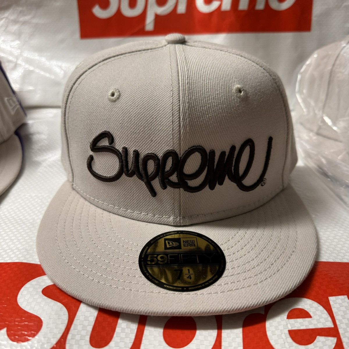 supreme Handstyle stone ニューエラ　7 1/2 Supreme Handstyle New Era 