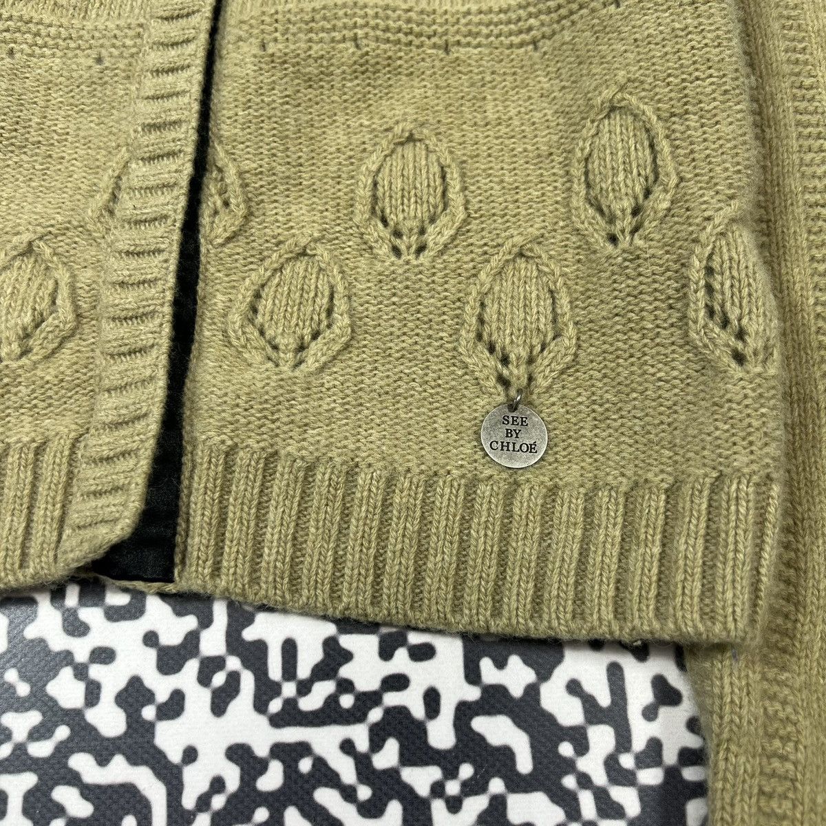 See by Chloe See By Chloe Knitted Wool Cardigan Sweater Y2K Luxury Style Size XS / US 0-2 / IT 36-38 - 8 Thumbnail
