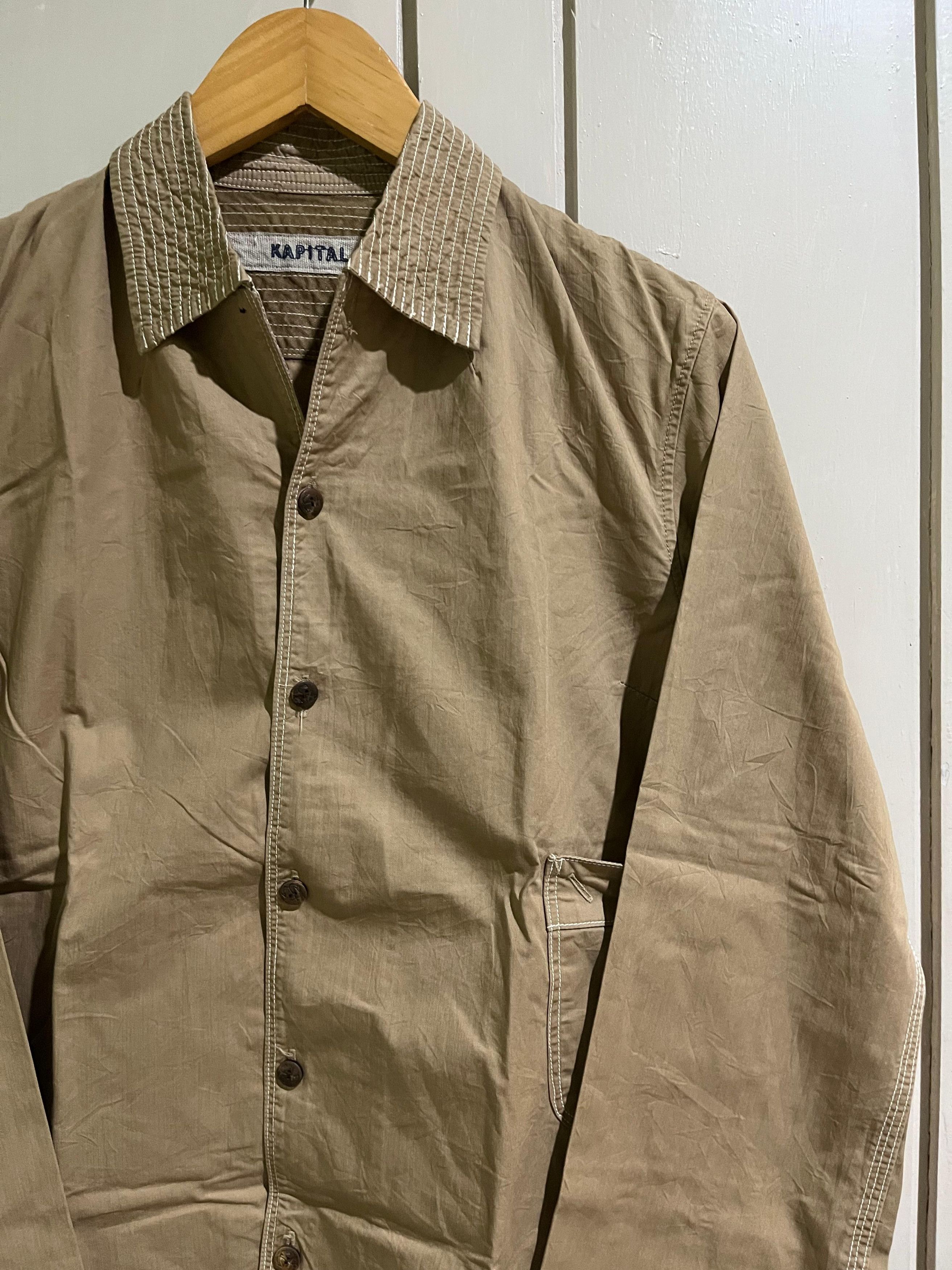 Kapital Kapital Chambray Side Pocket Button Up Shirt Size US S / EU 44-46 / 1 - 4 Thumbnail