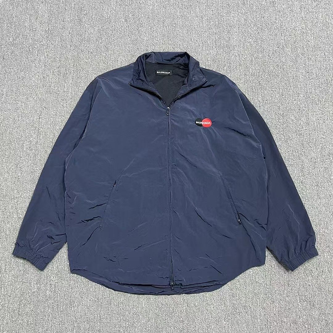 Balenciaga Balenciaga Logo Zip Jacket Size S Size US S / EU 44-46 / 1 - 1 Thumbnail